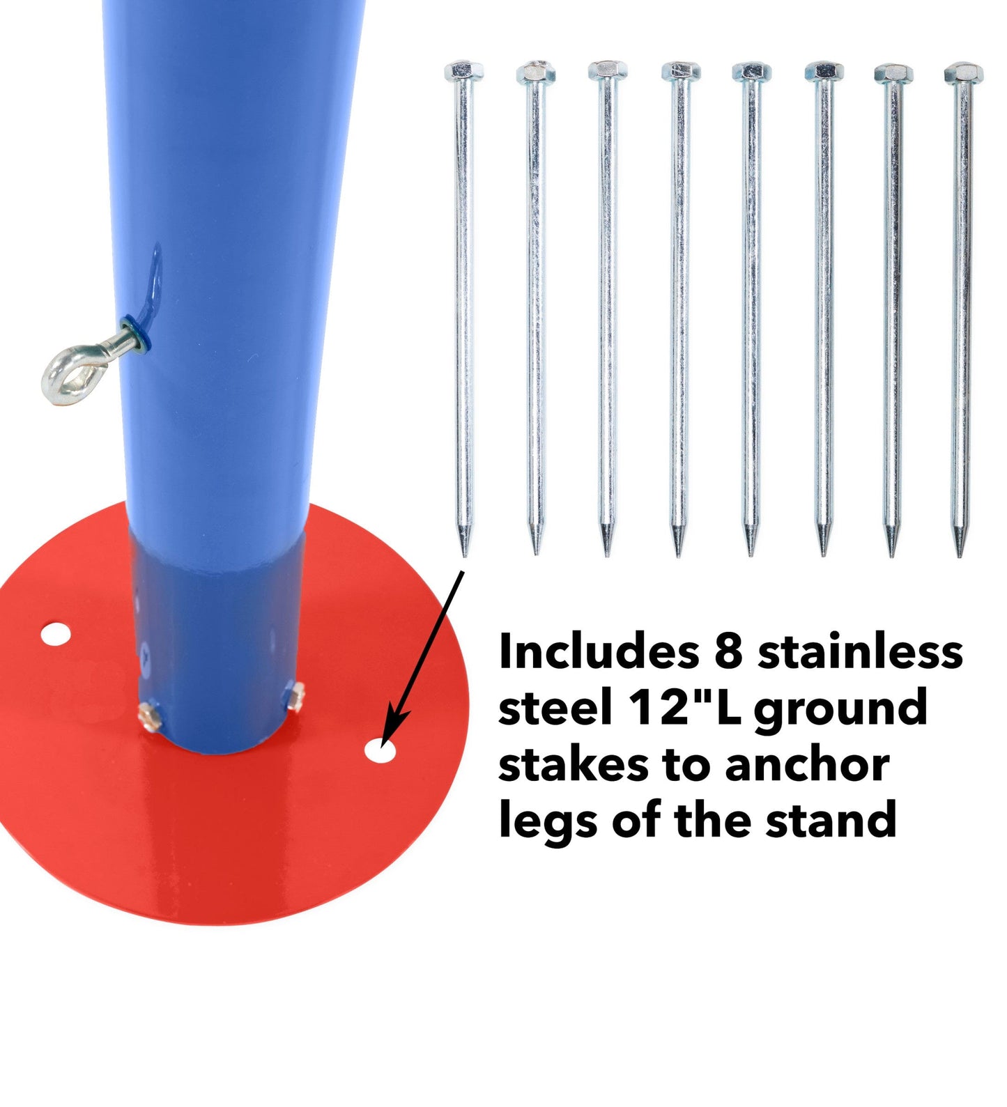 50-Inch Vortex Spinning Ring Swing and Sky Dome Arched Stand Set