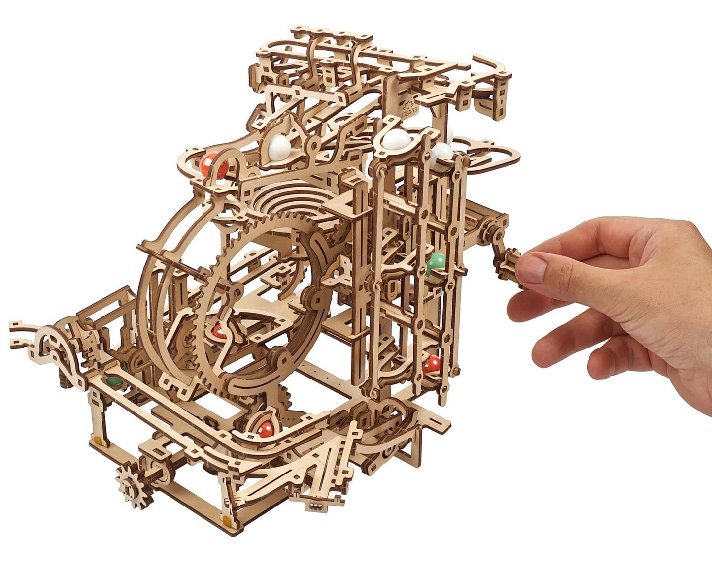 Marble Run Stepped Hoist - 2 Mechanical Model