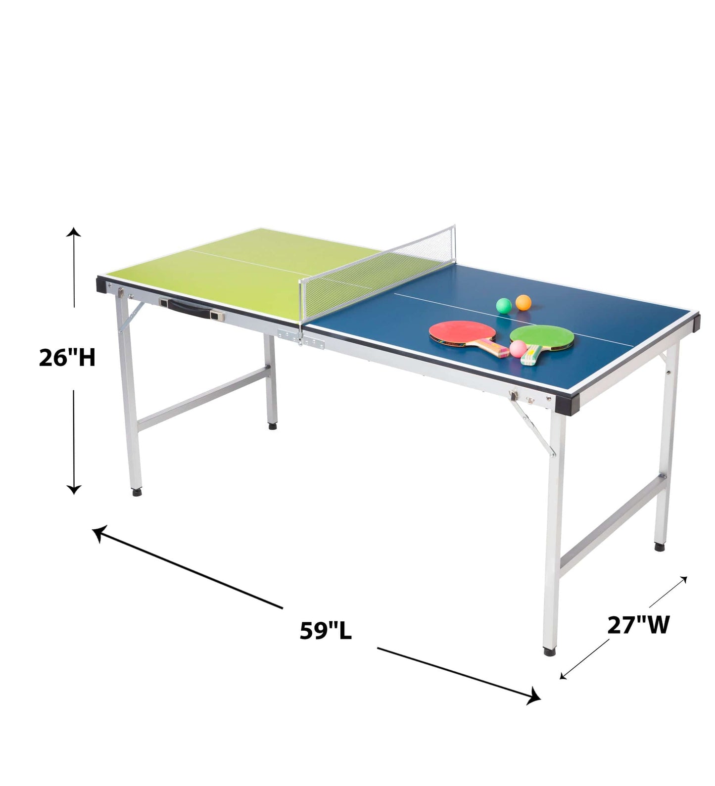 Pick-Up-and-Go Portable Table Tennis