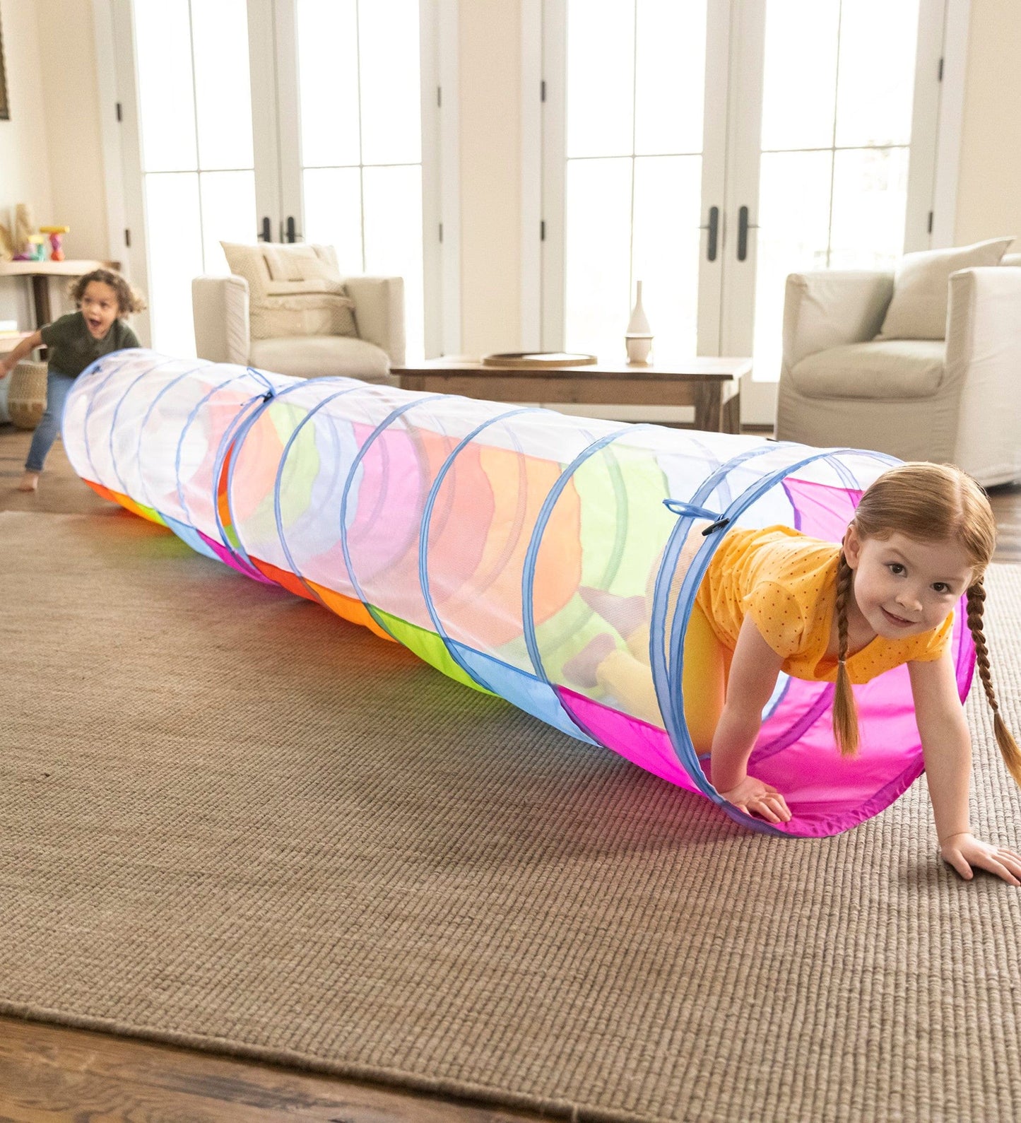 Pop-Up Rainbow Play Tents and Tunnels, Set of 4