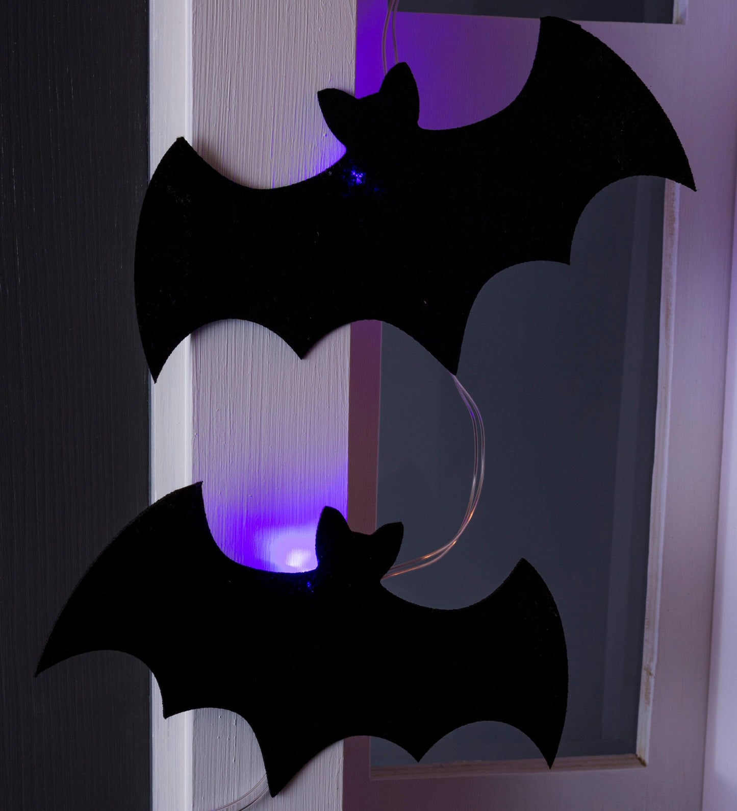 Light Up Bat Colony String Lights, Set of 2 Strands