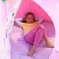 Cozy Posy HugglePod HangOut Nylon Hanging Tent with LED Flower Lights