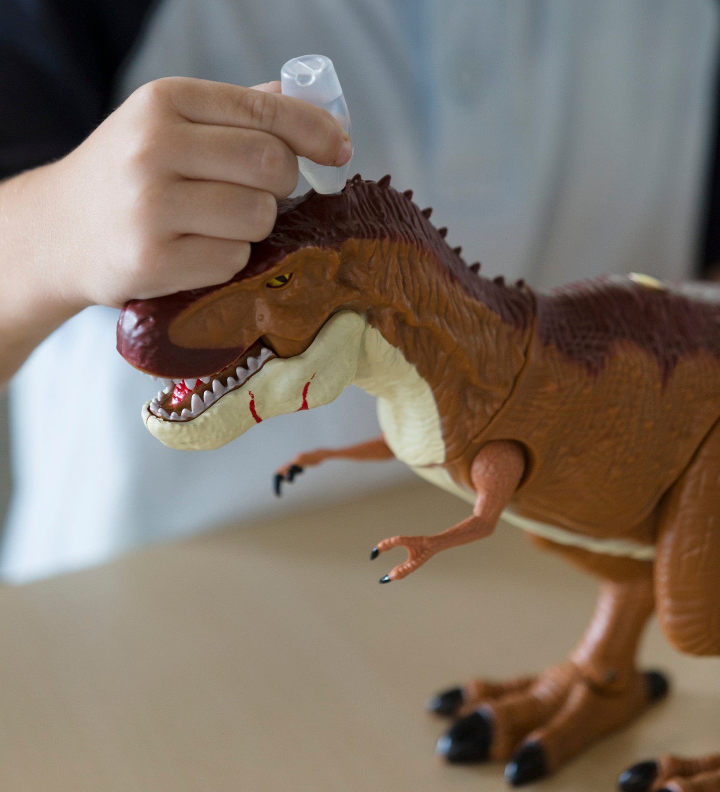 Steam-Breathing RC T-Rex