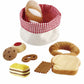 8-Piece Felt Fabric Pretend-Play Bread Basket