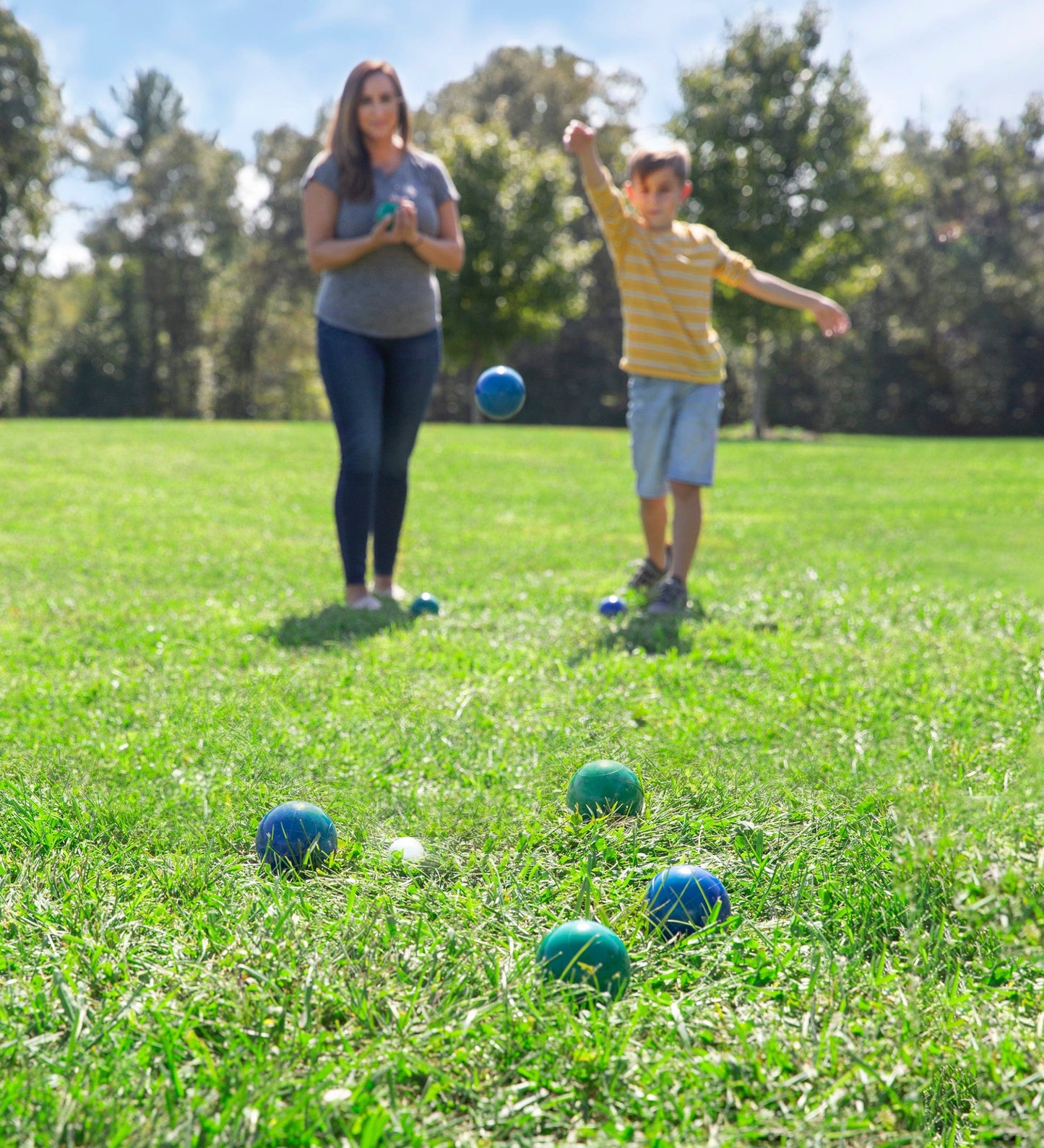 Bocce Ball Lawn Bowling Game Set