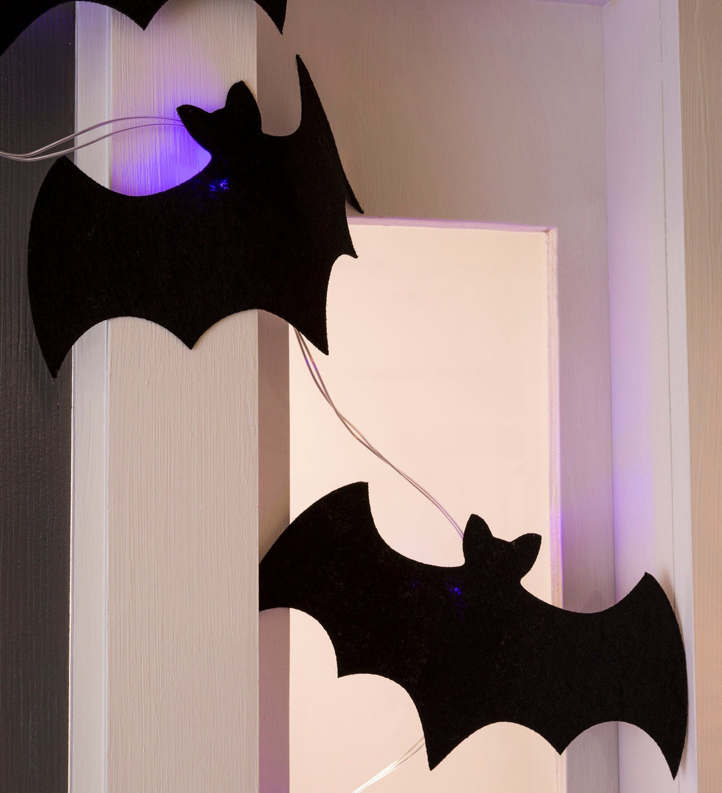 Light Up Bat Colony String Lights, Set of 2 Strands