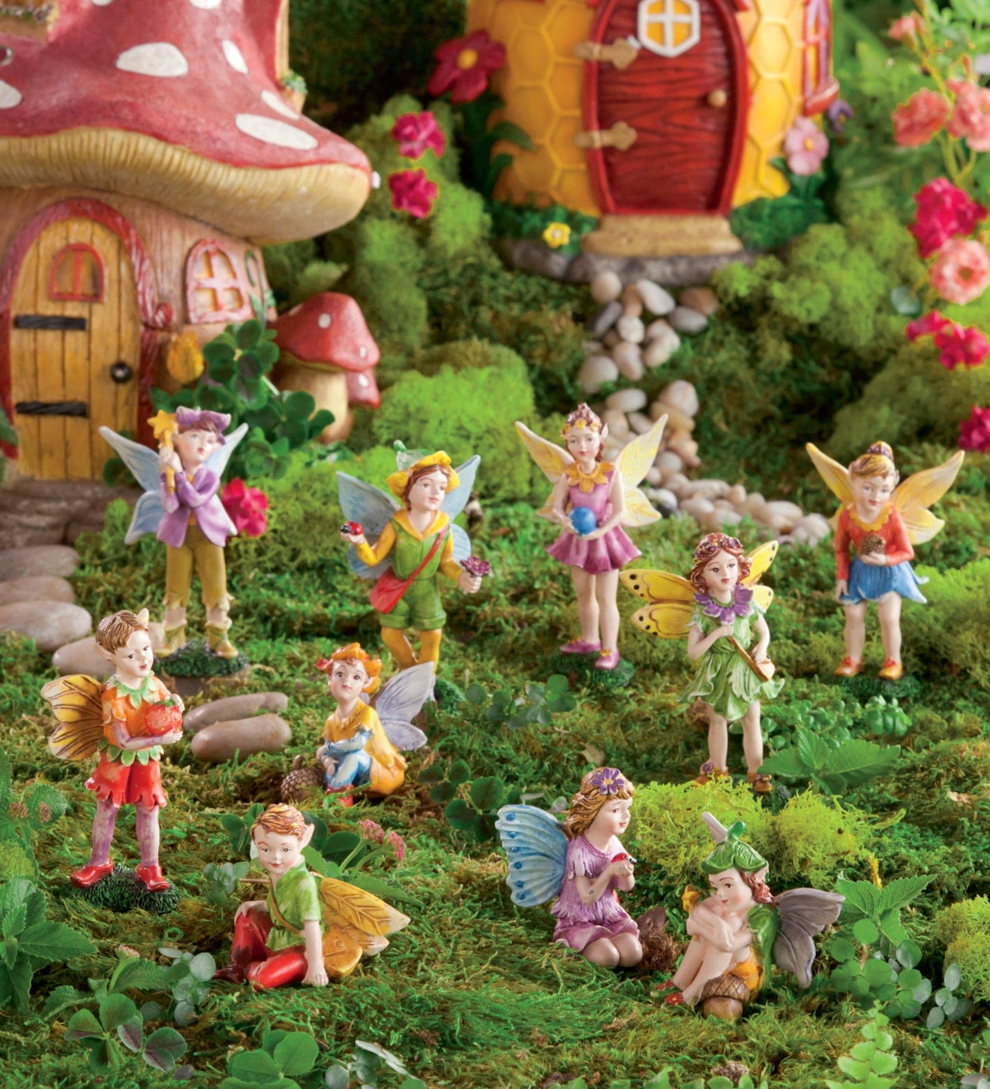 Nature-Themed Fairies, Set of 5