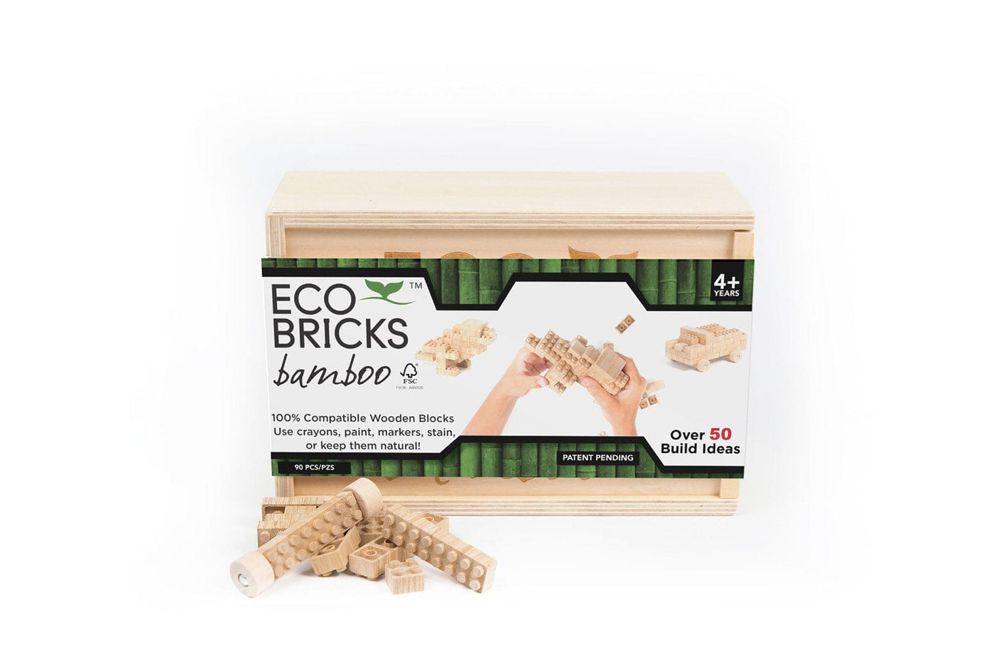 Eco-Bricks Bamboo 90pcs