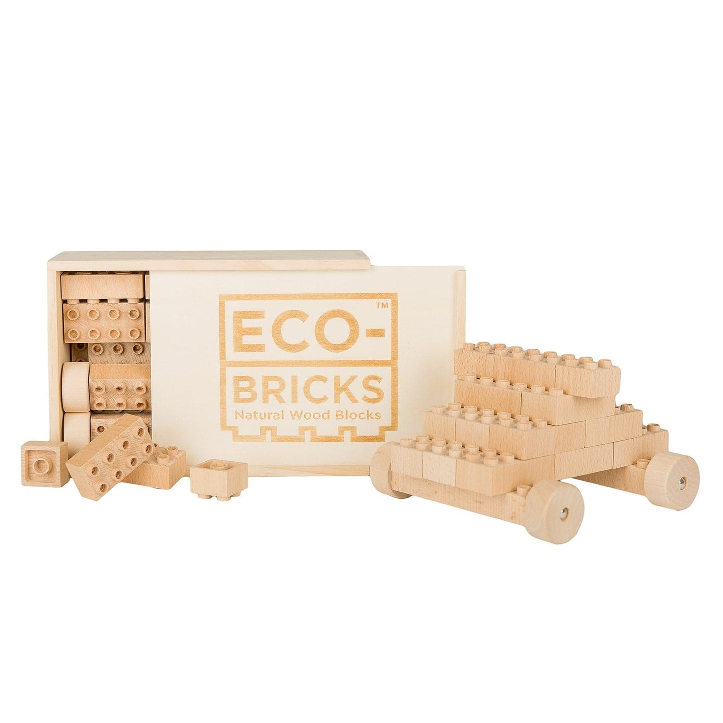 Eco-Bricks™ Plus+ Natural 42pcs