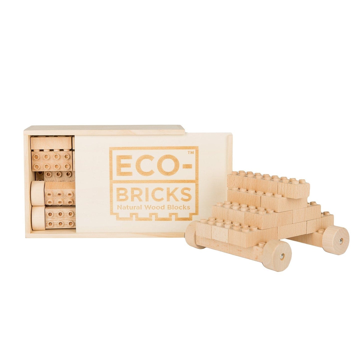 Eco-Bricks™ Plus+ Natural 42pcs