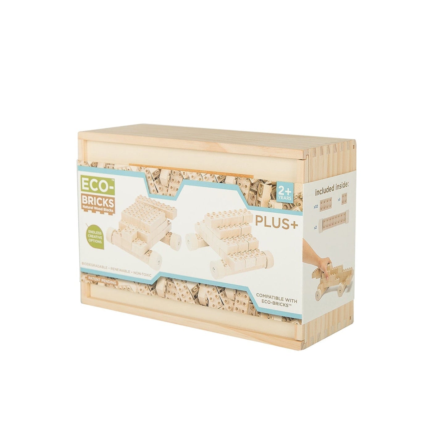 Eco-Bricks™ Plus+ Natural 42pcs