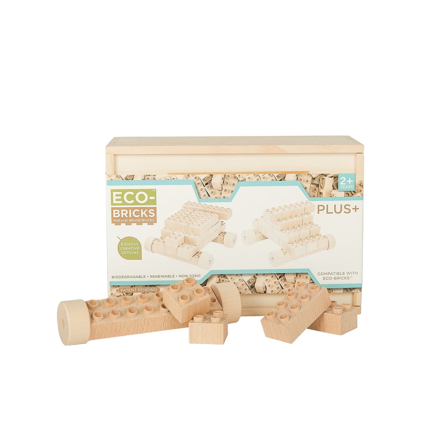 Eco-Bricks™ Plus+ Natural 42pcs