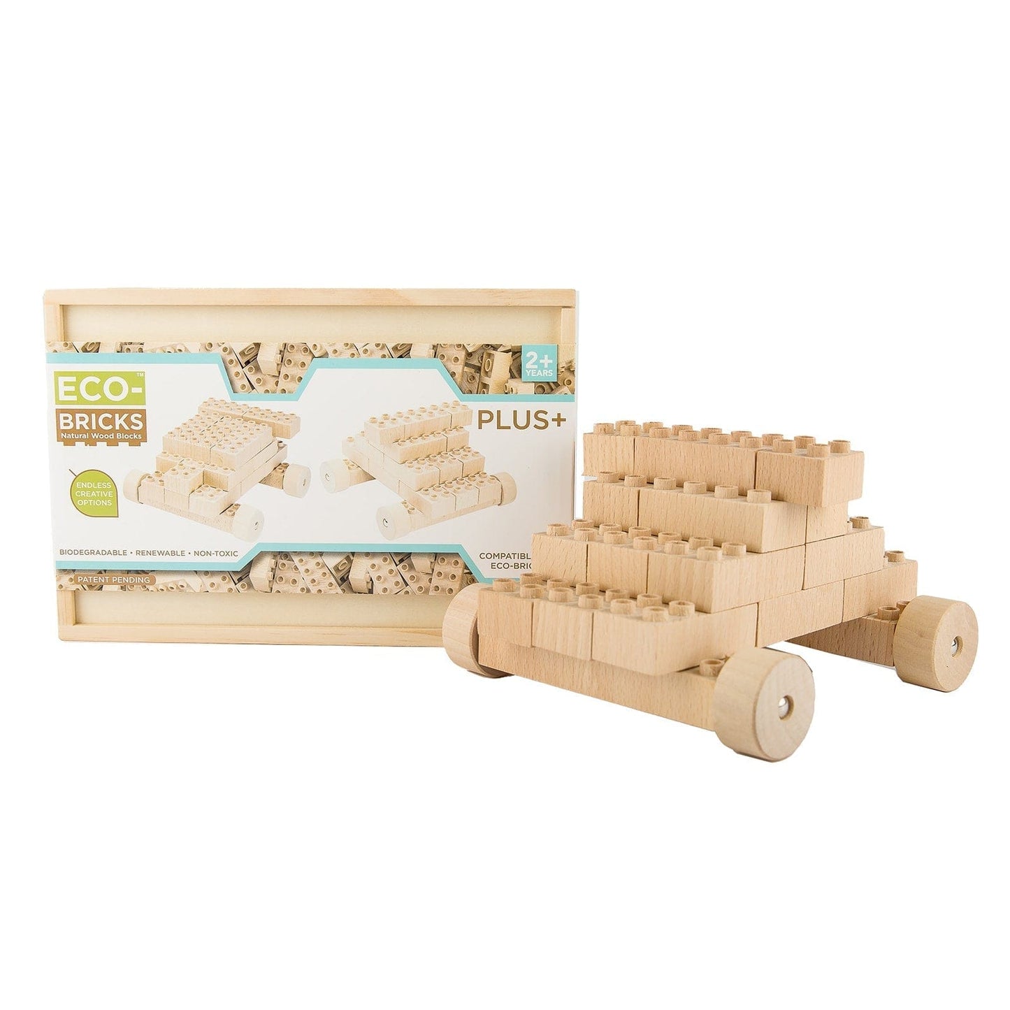 Eco-Bricks™ Plus+ Natural 42pcs