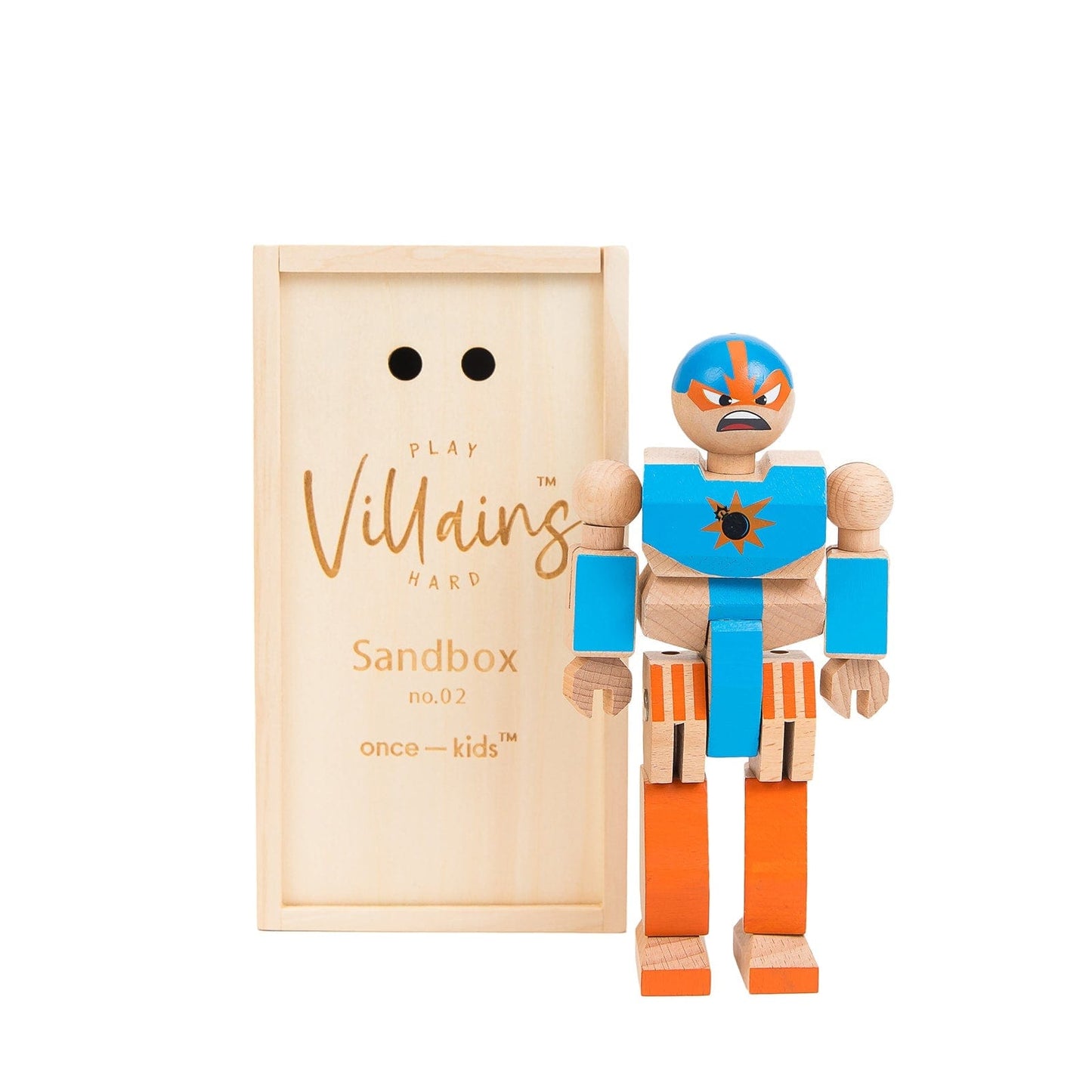 Wood Action Figure Villains #2 Sandbox