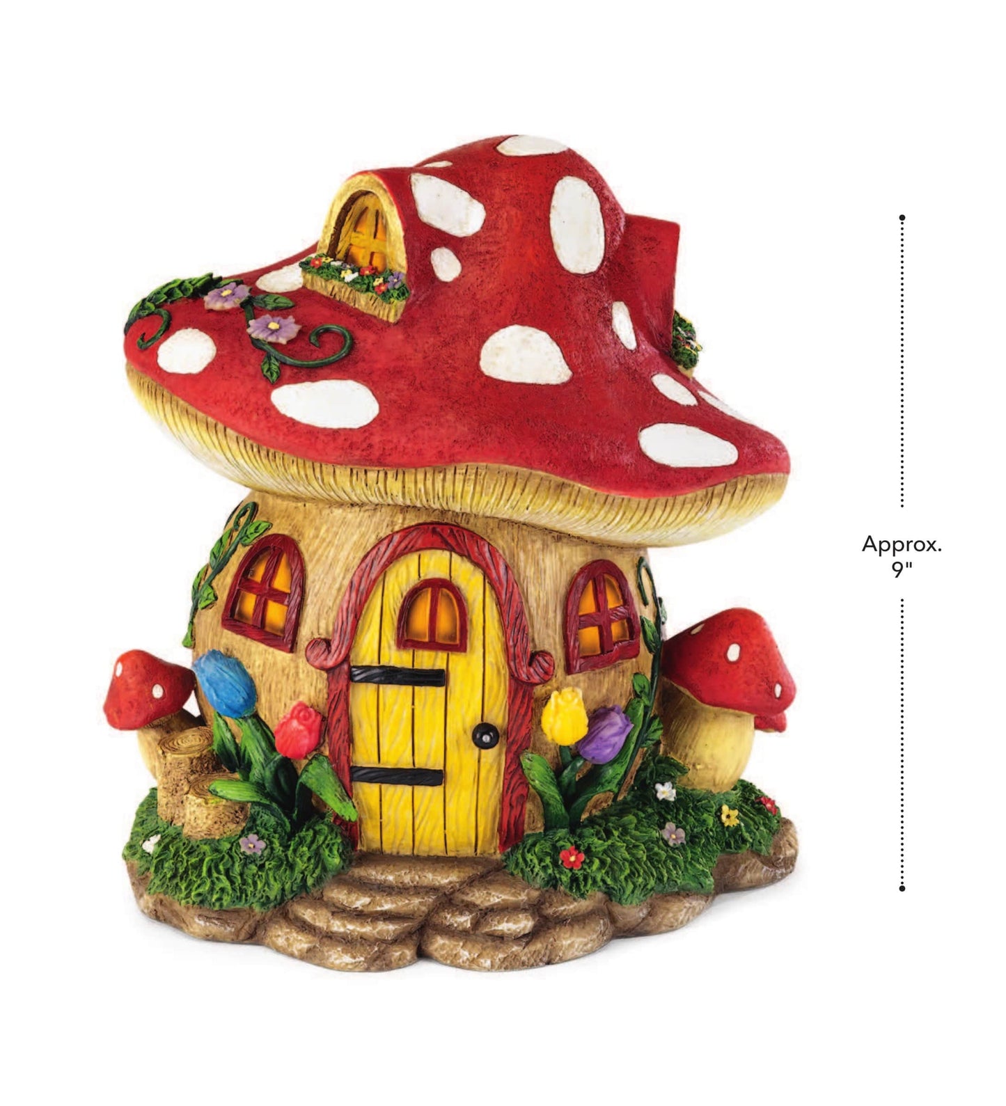 Fairy Village Set with 5 Houses and 10 Fairies