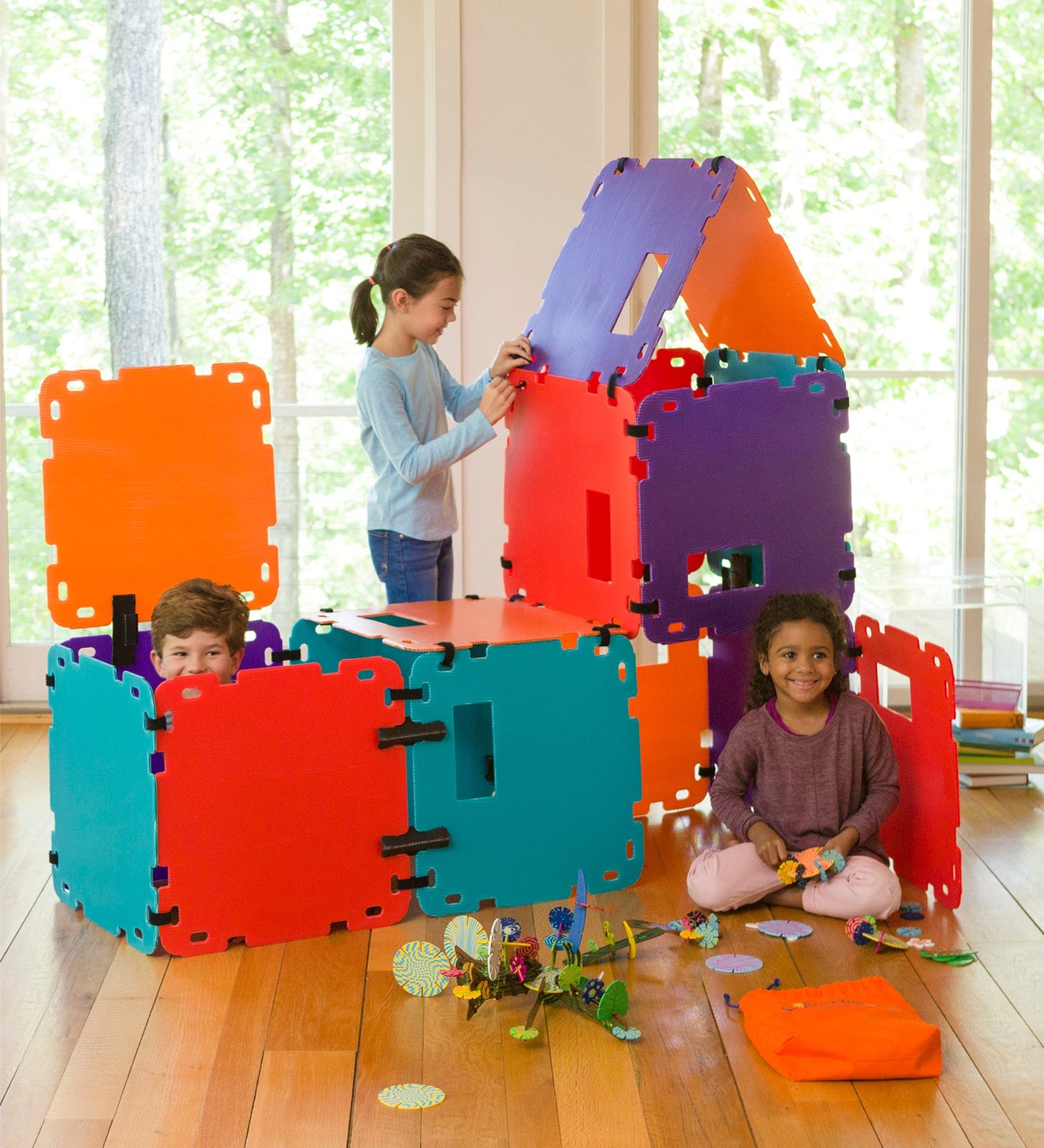 16-Panel Colorblock Fantasy Forts Kit