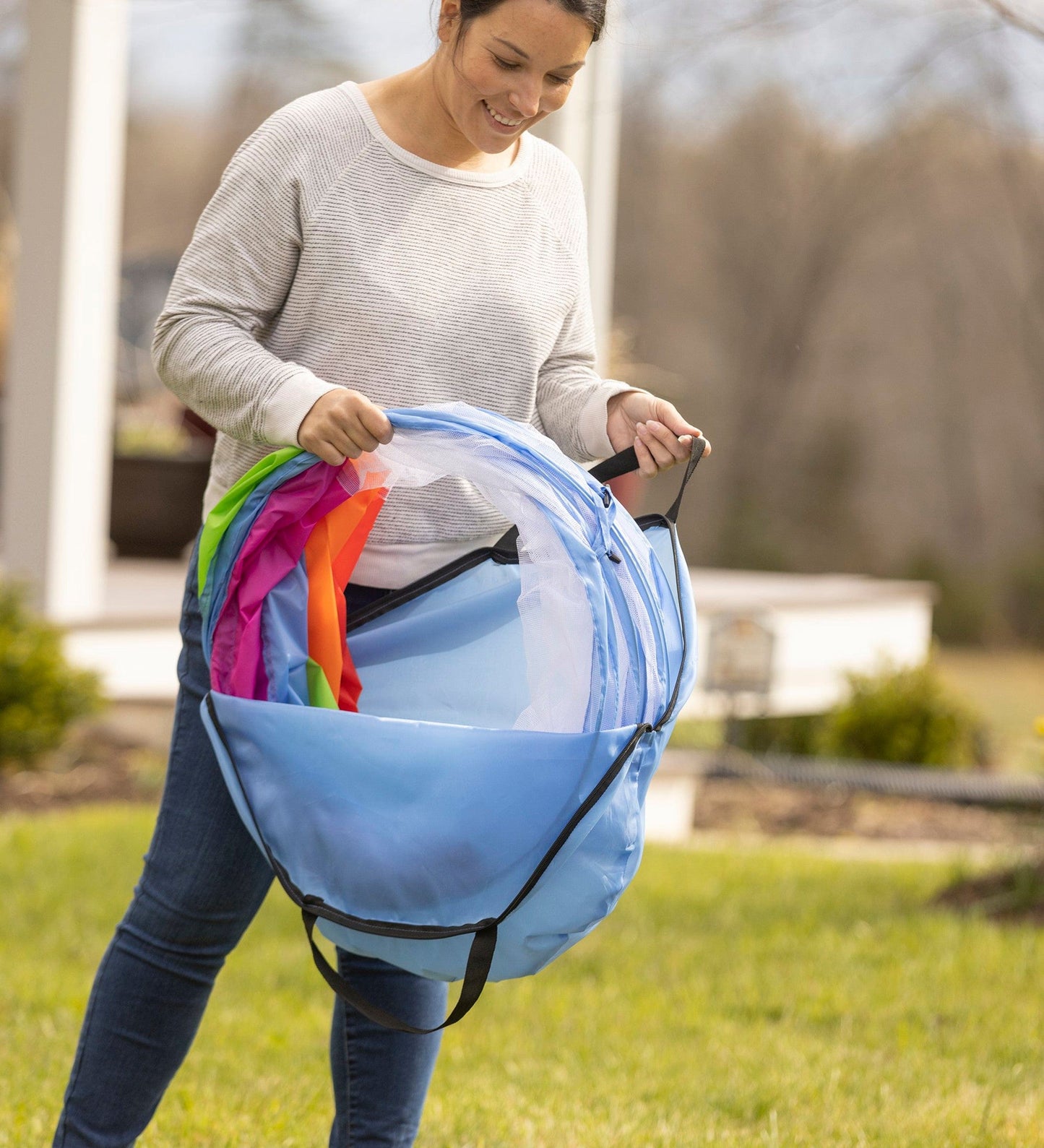 Pop-Up Rainbow Play Tents and Tunnels, Set of 4