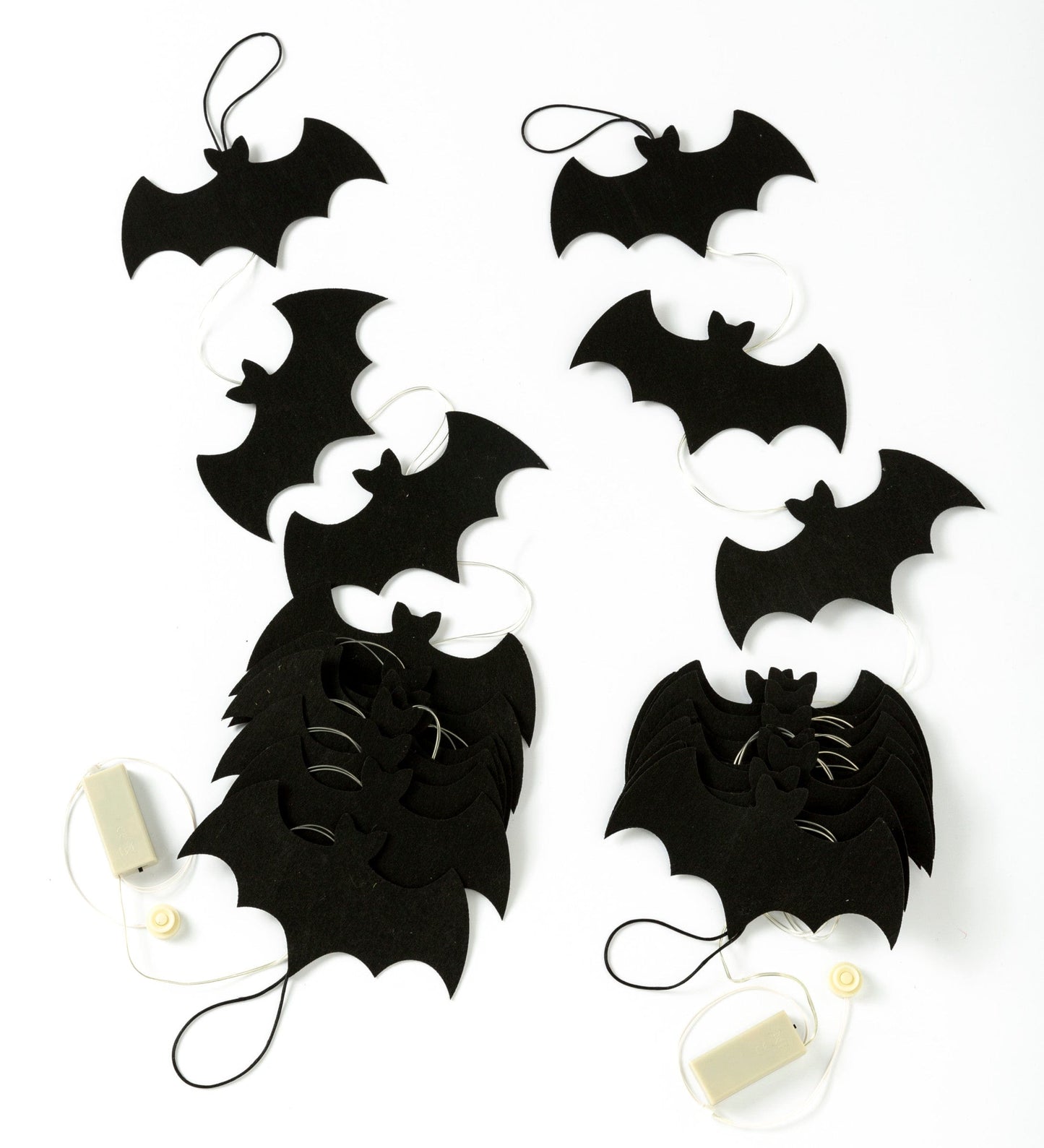 Light Up Bat Colony String Lights, Set of 2 Strands