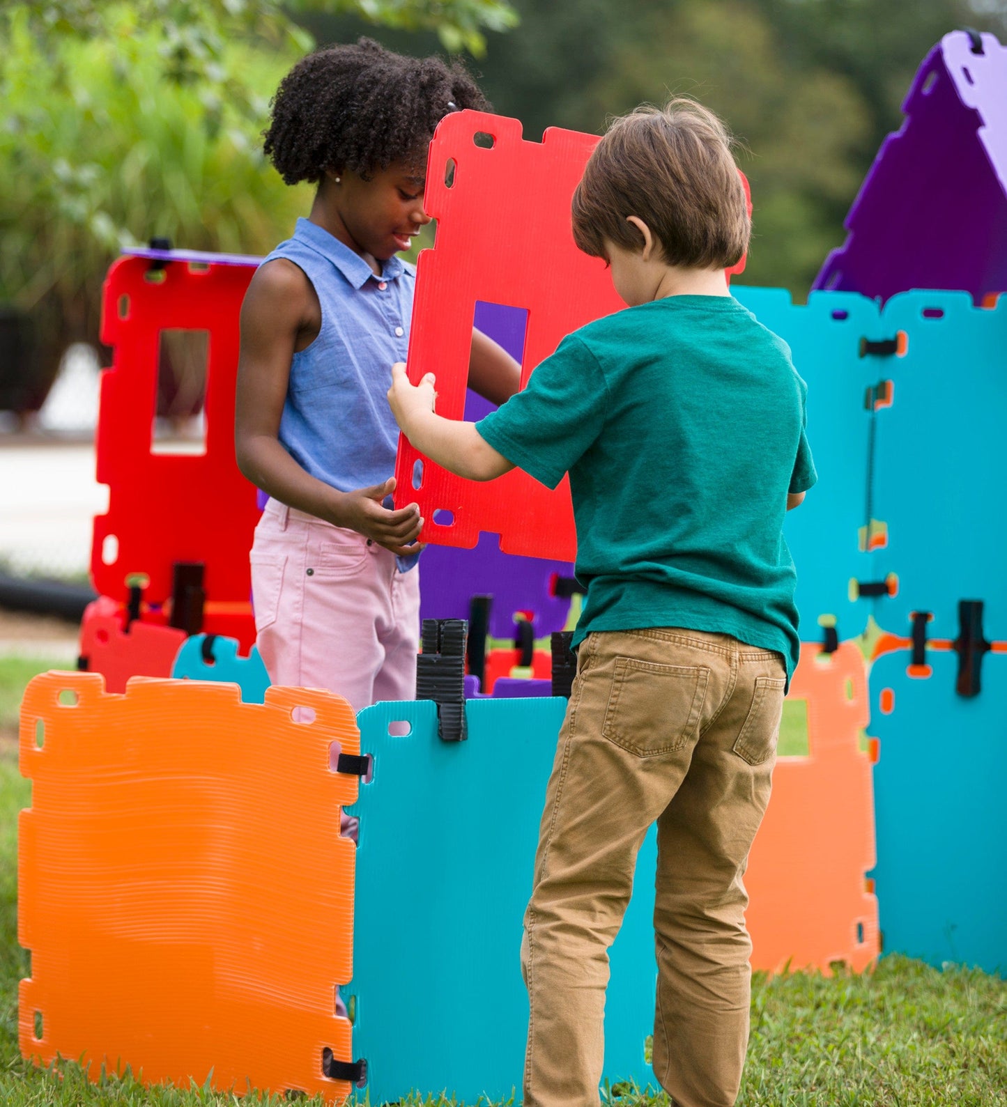 16-Panel Colorblock Fantasy Forts Kit