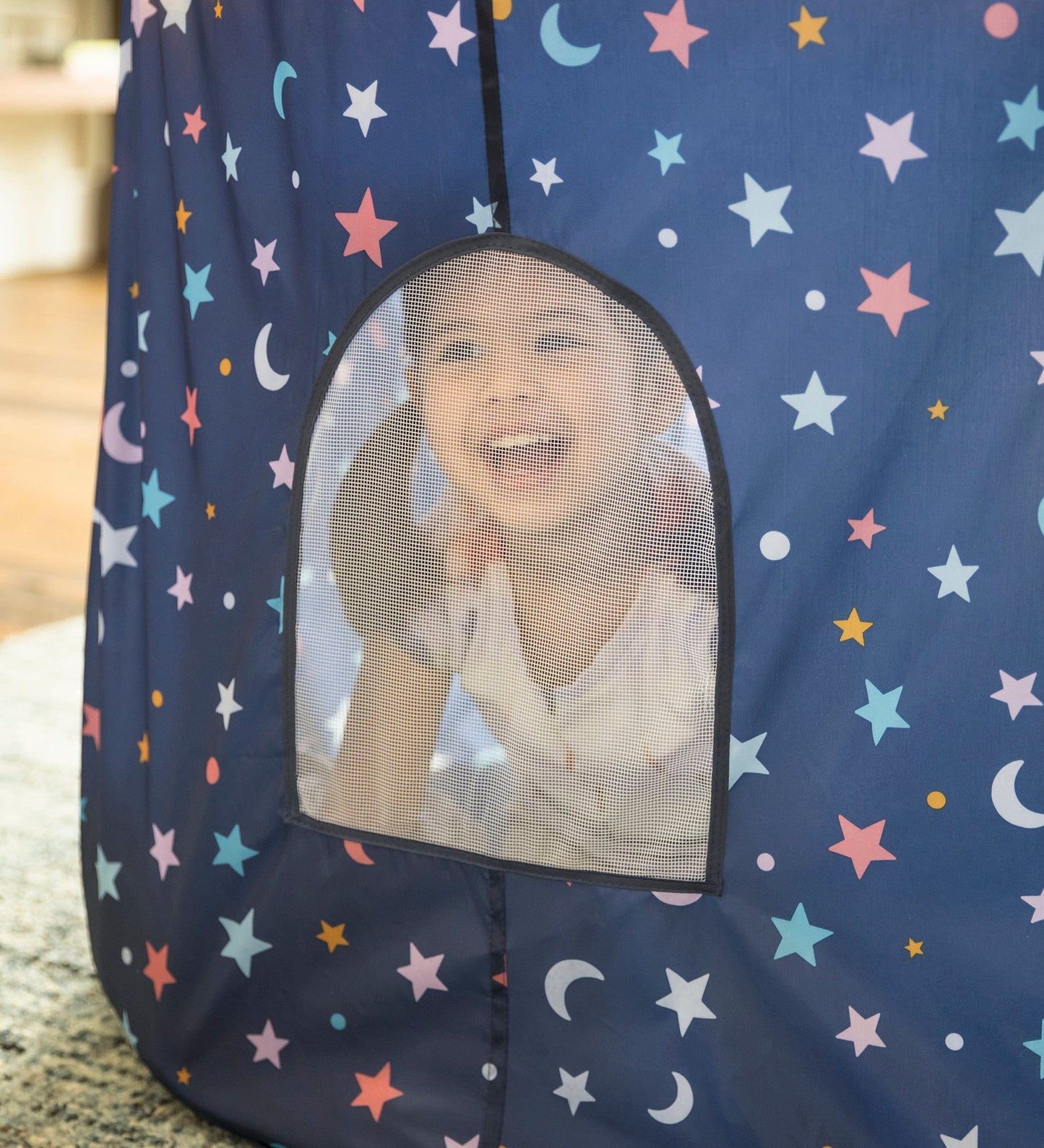 53-Inch Celestial Pop-Up Play Tent with Lights