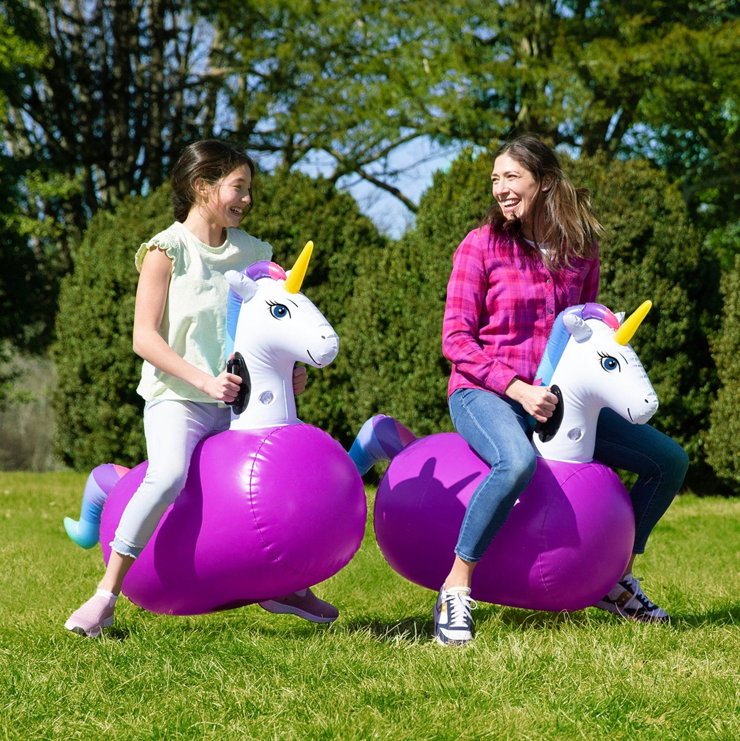 Inflatable Ride-On Hop 'n Go Unicorns