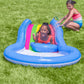 12-Foot Inflatable Rainbow Misted Water Slide with Splash Pool