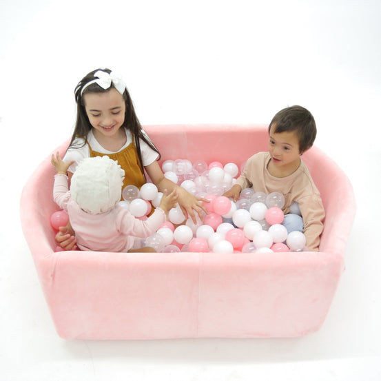 Premium Pink Square Ball Pit  + 400 Balls