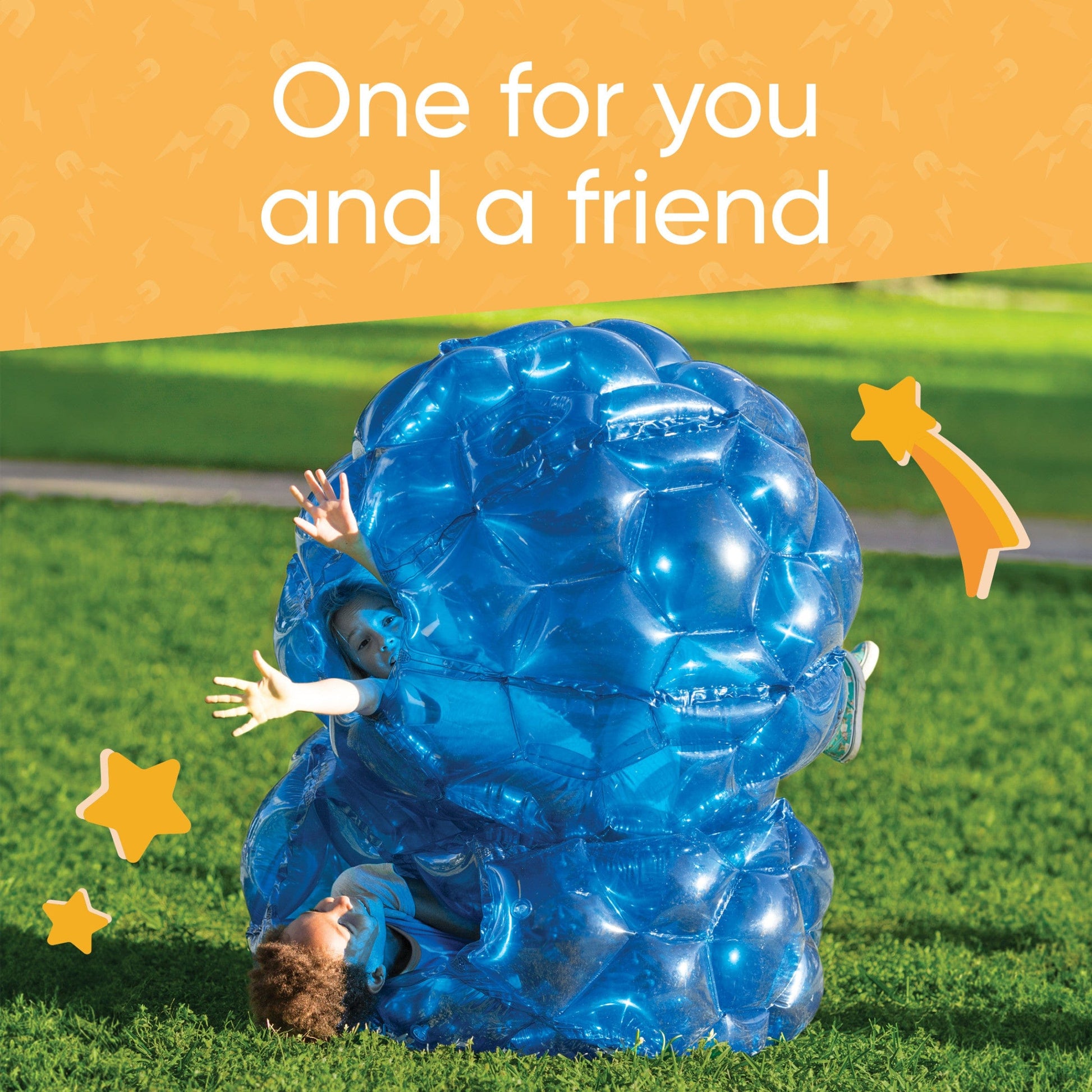 BBOP Inflatable Buddy Bumper Balls, Set of Two