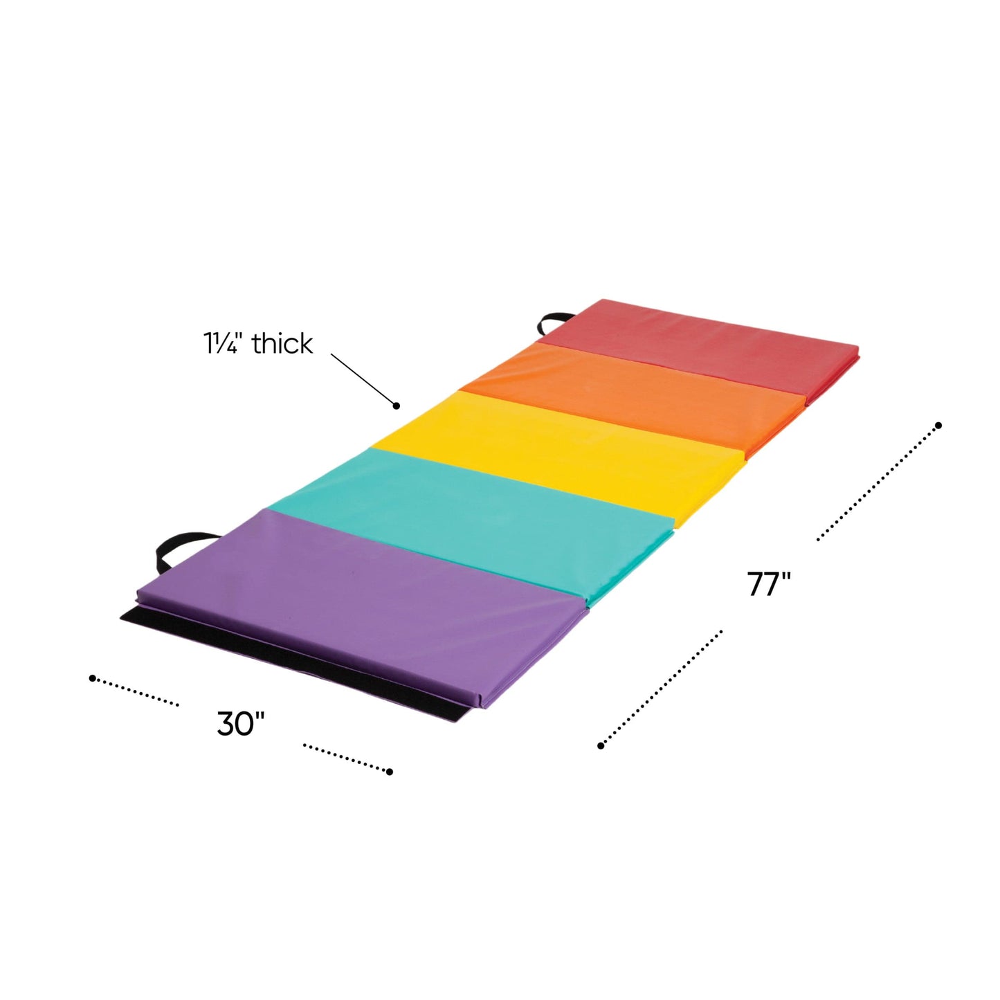 5-Panel Folding Gymnastics Tumbling Mat