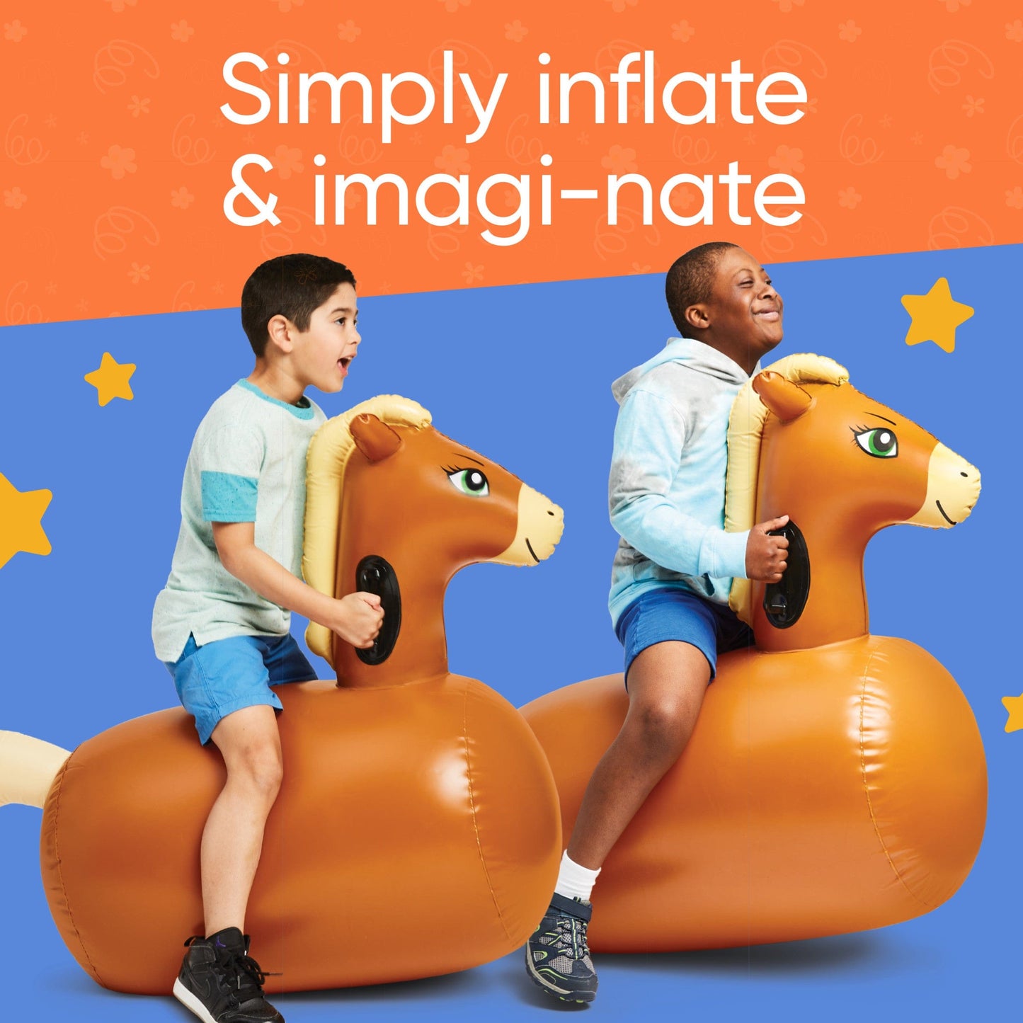 Inflatable Ride-On Hop 'n Go Horses