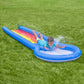 12-Foot Inflatable Rainbow Misted Water Slide with Splash Pool
