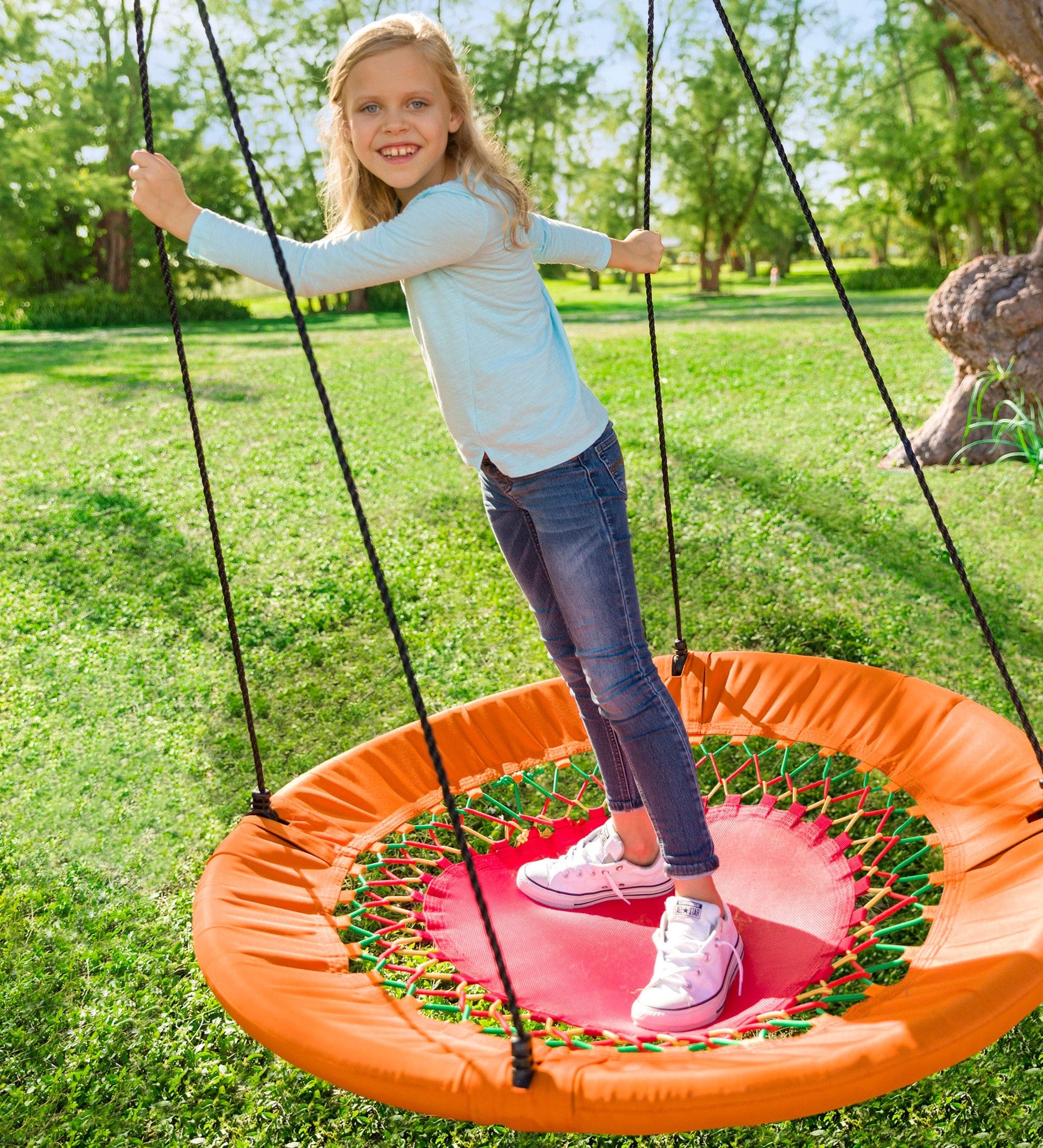 46-Inch Mega FunShine Round Bungee Swing