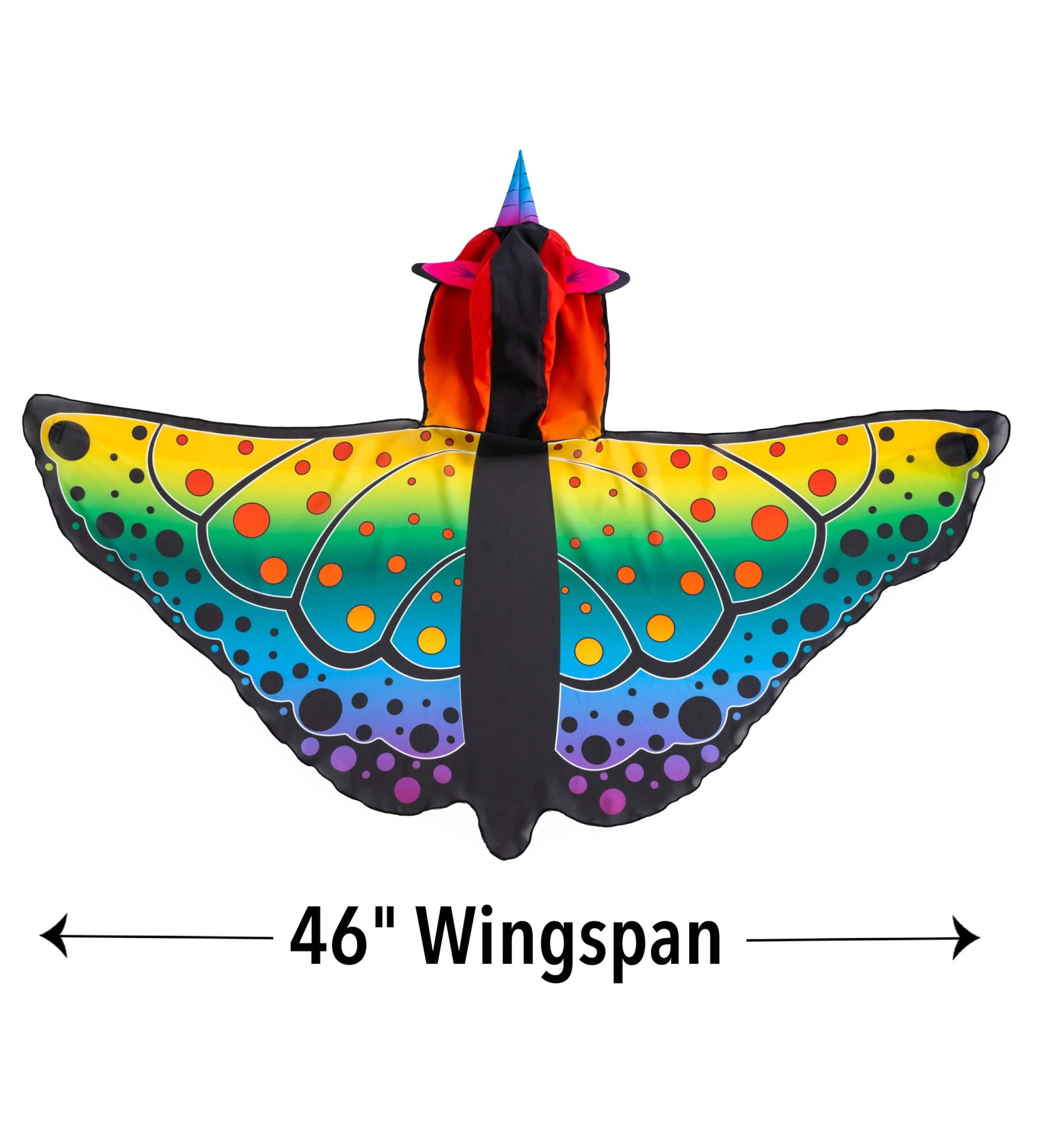 Rainbow Butterfly Unicorn Wings Costume