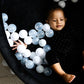 Premium Big Black Velvet Ball Pit + 400 Balls