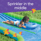 Extra Long 25-Foot Double Lane Water Slide with Sprinkler