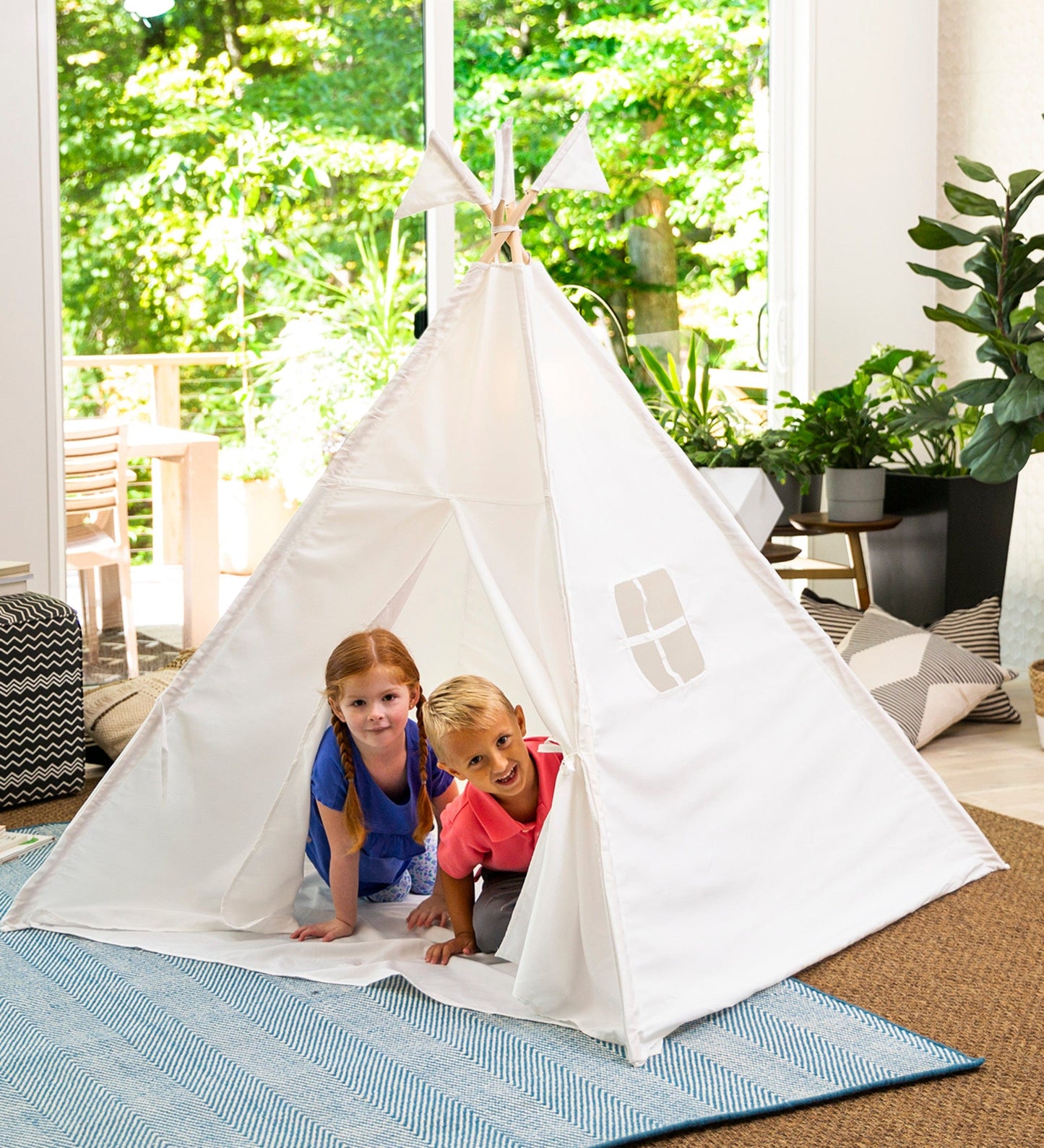 4-Foot Indoor Play Tent with Light