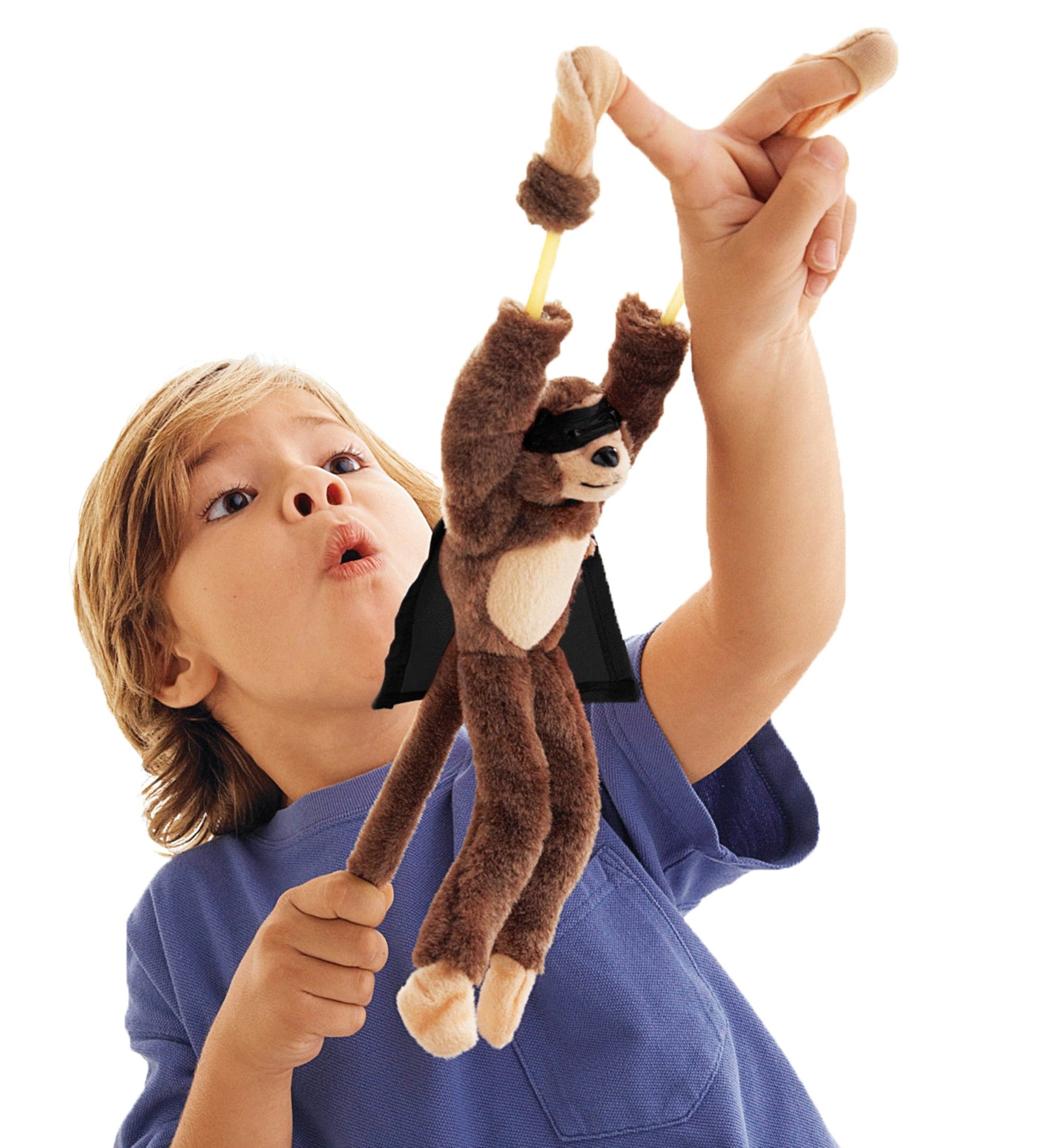 Flying Flingshot Plush Howling Monkeys, Set of Three