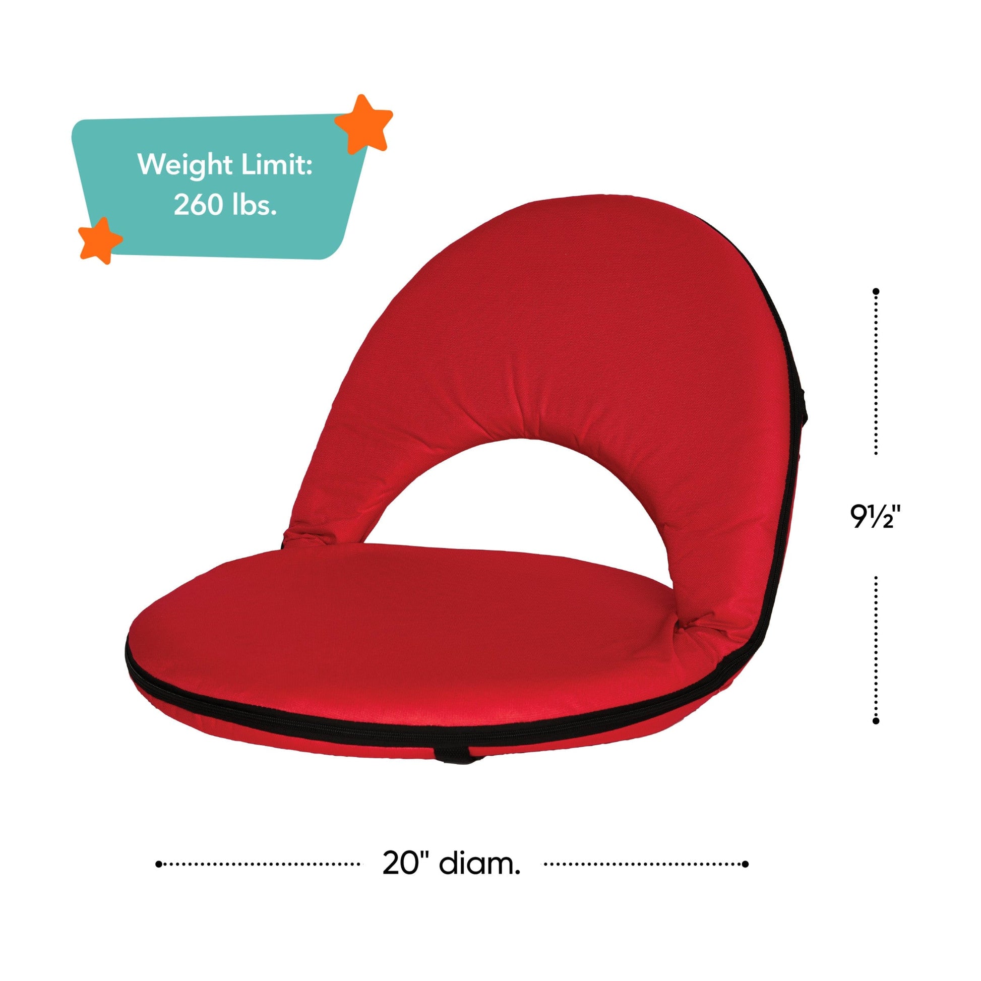 Portable 5-Position Folding Chair