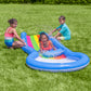 12-Foot Inflatable Rainbow Misted Water Slide with Splash Pool