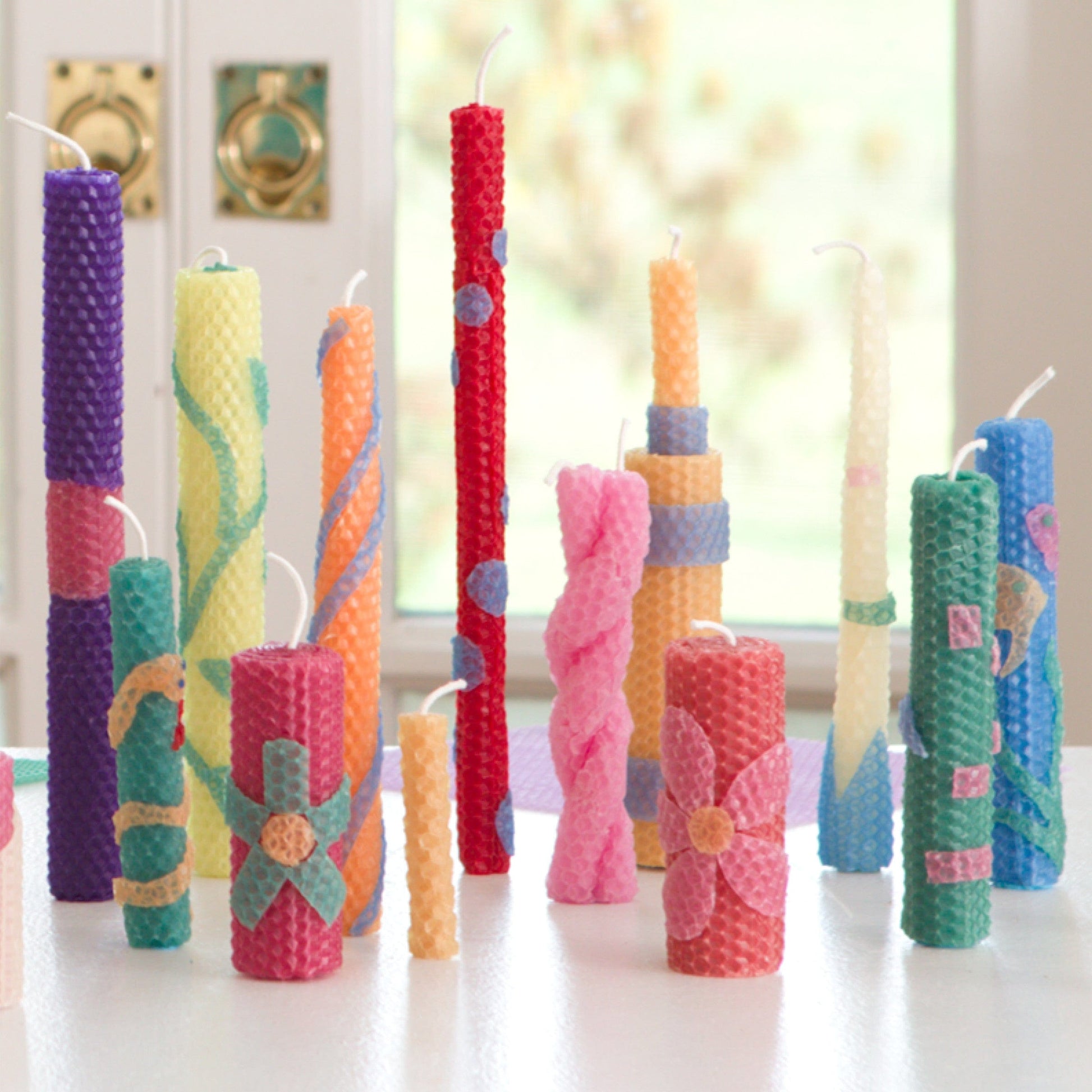 How to make beeswax candles - Making beeswax candles