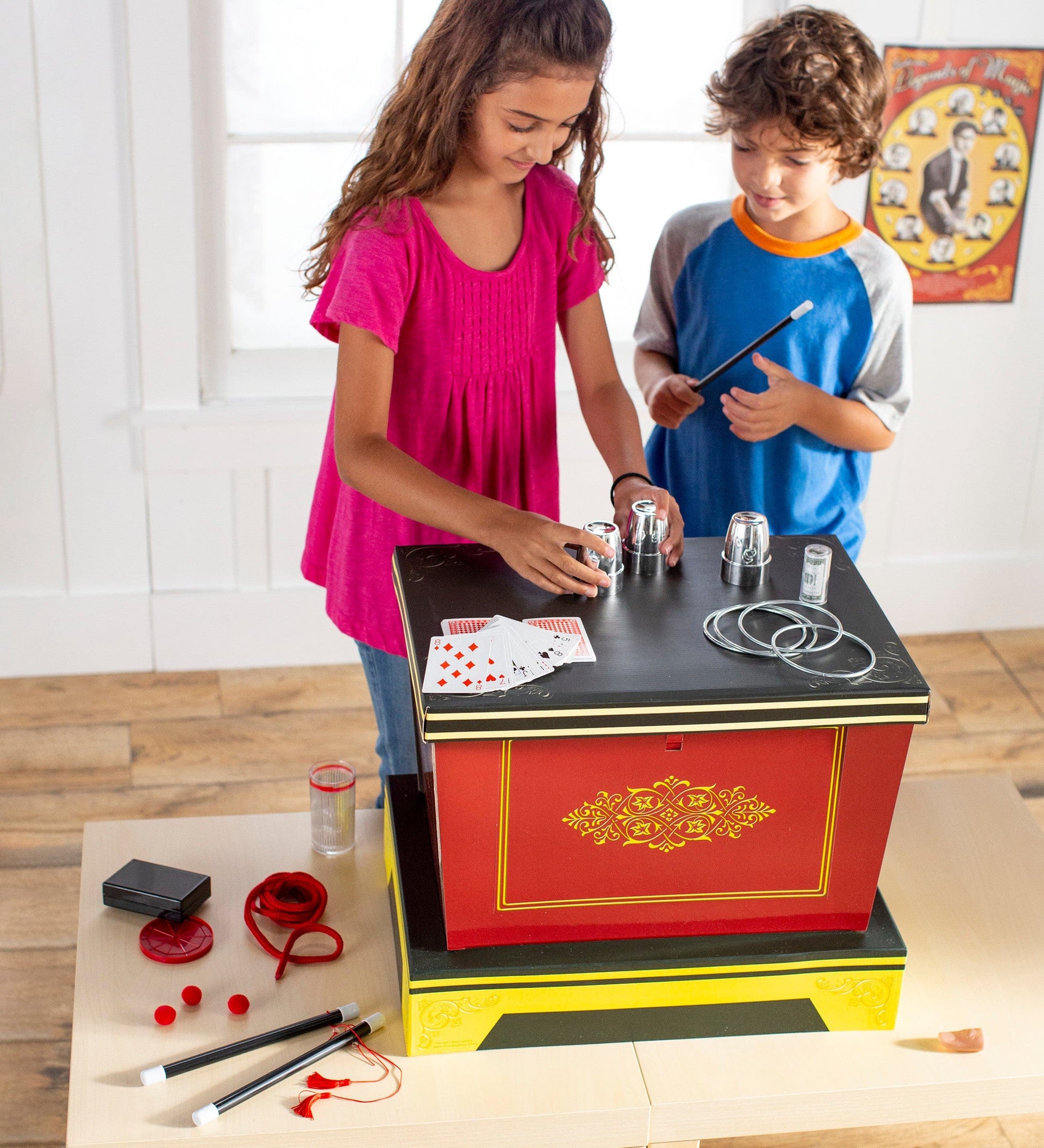 Magic Kit for Kids Magic Tricks Set for Kids Age 6 8 10 12