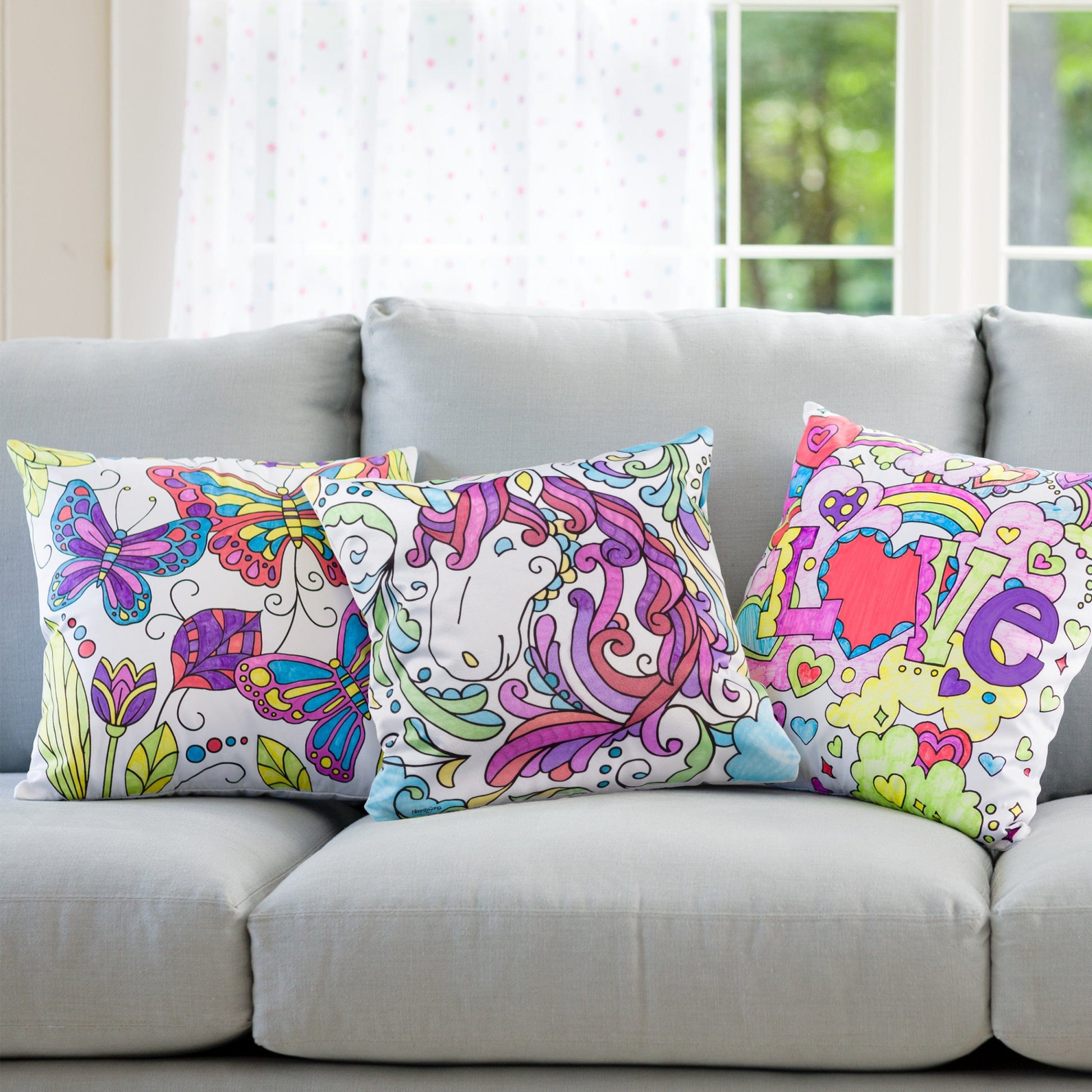 Color Pops Color-Your-Own Pillow Kit