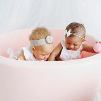 Premium Big Pink Velvet Ball Pit + 400 Balls