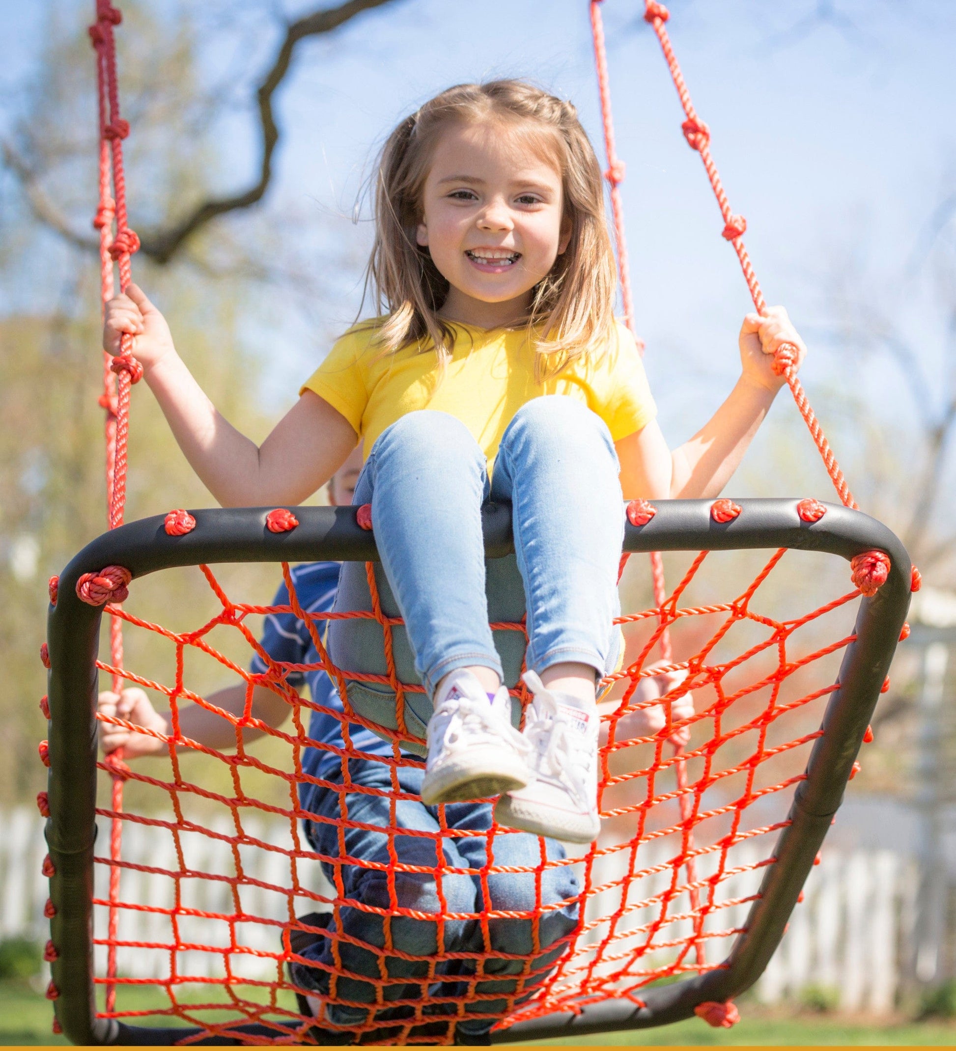 40-Inch Red Giant Rectangular Platform Swing