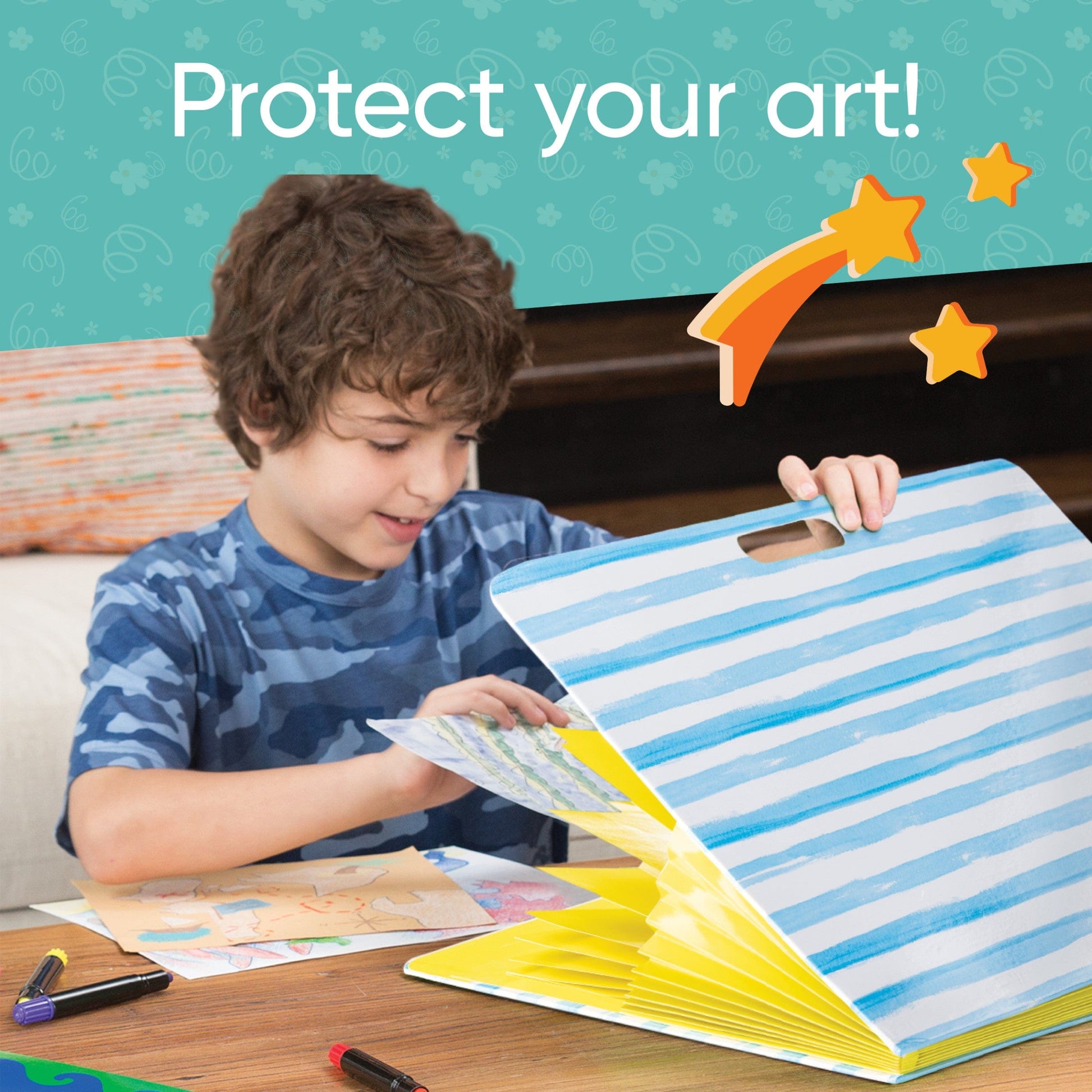 Kids Art Portfolios that Preserve, Organize and Share Kids Artwork