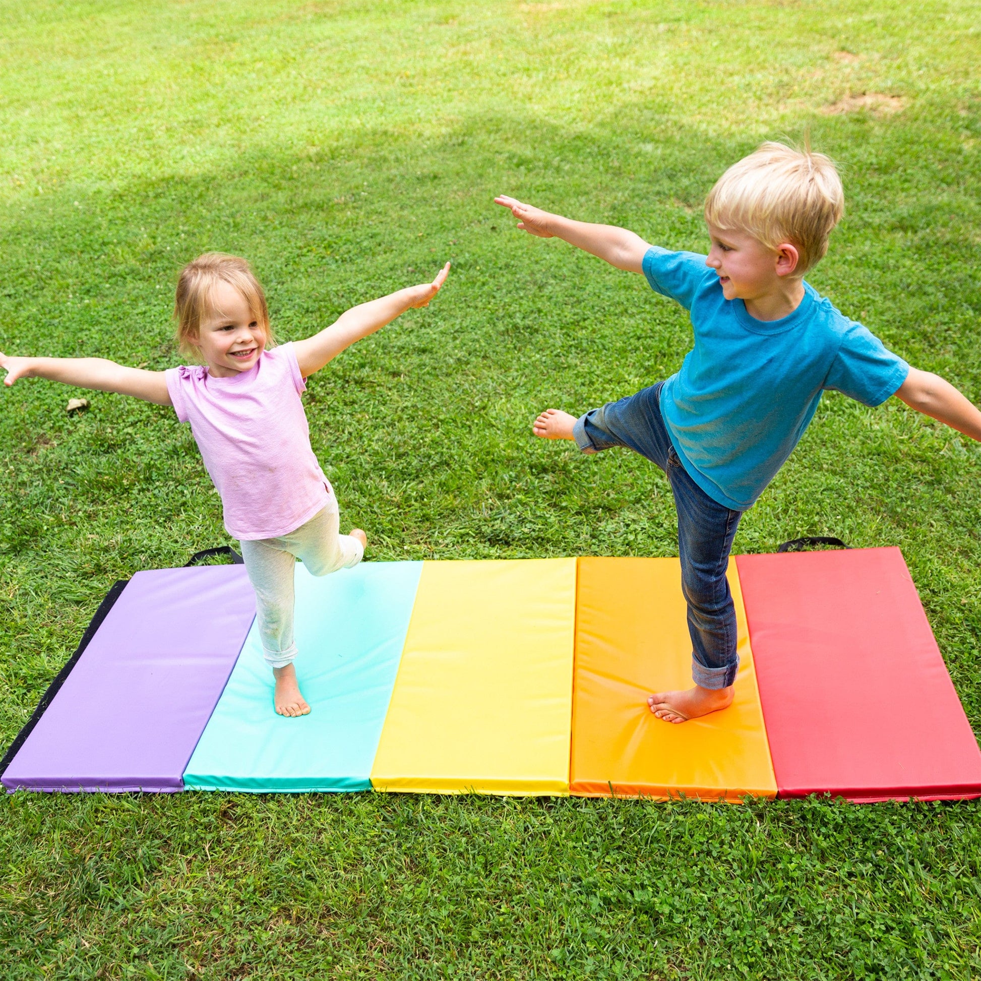 5-Panel Folding Gymnastics Tumbling Mat – Hearthsong