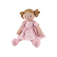 Amelia Lt. Brown Hair Doll In Pink Linen Dress With Display Box