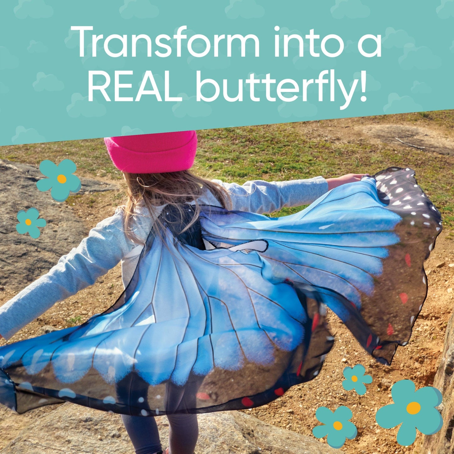 Realistic Butterfly Wings Costume