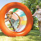 Roll With It 2.0 Giant Inflatable Rainbow Land Roller