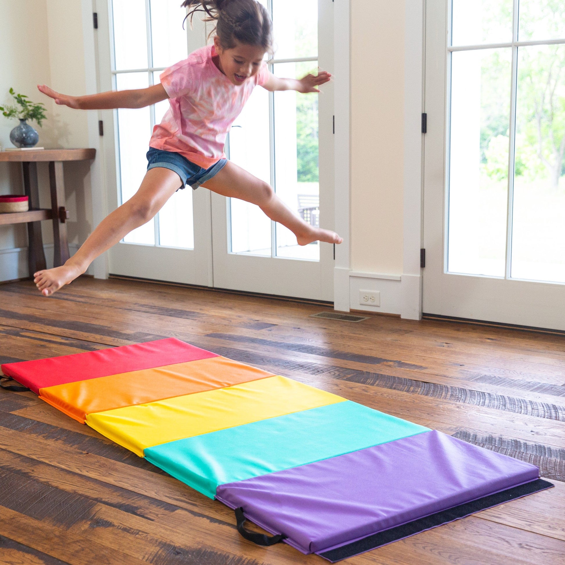 Folding Tumbling Mat, Large Gymnastics Mat